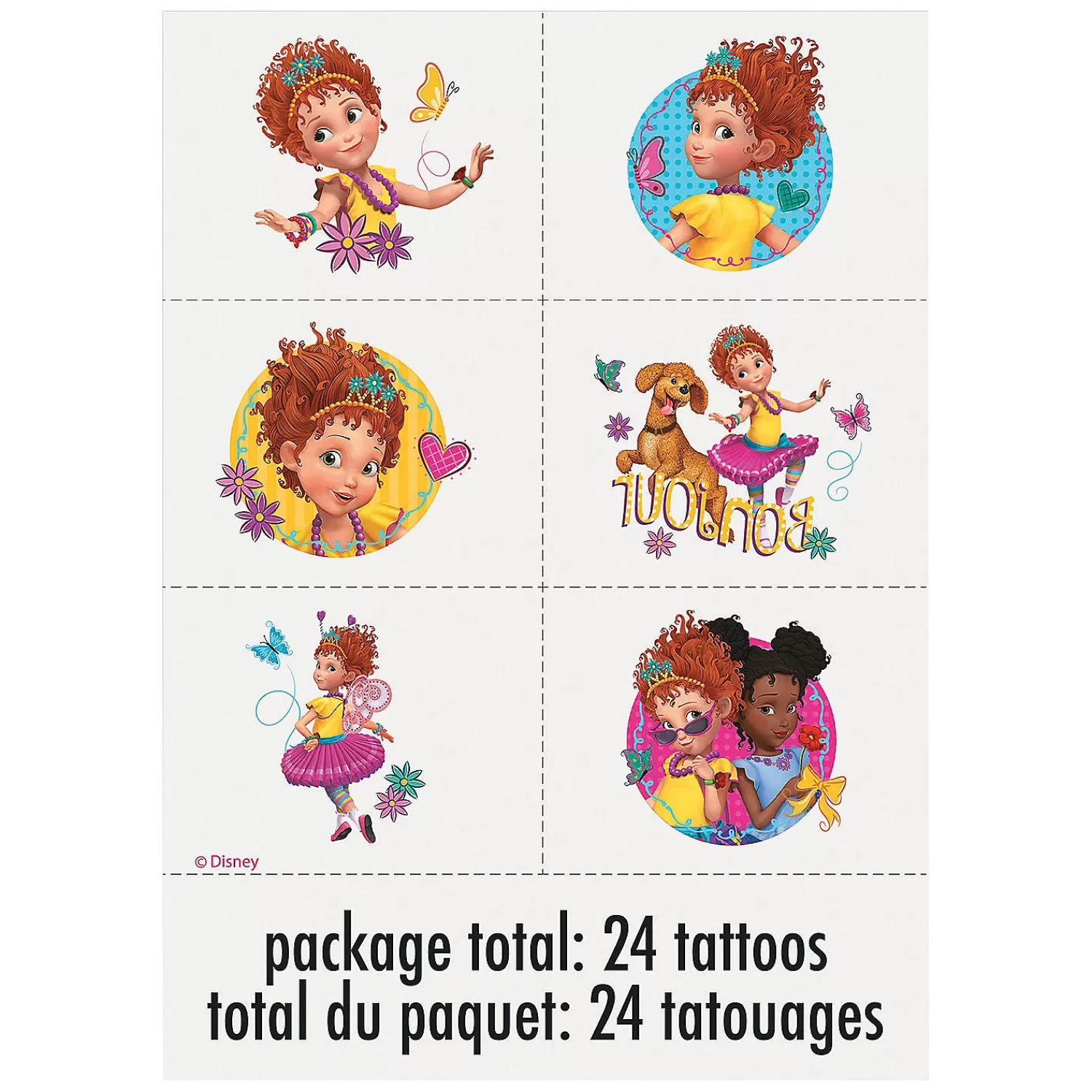 Oriental Trading Temporary Tattoos*Disney Fancy Nancy Temporary Tattoos - 24 Pc.