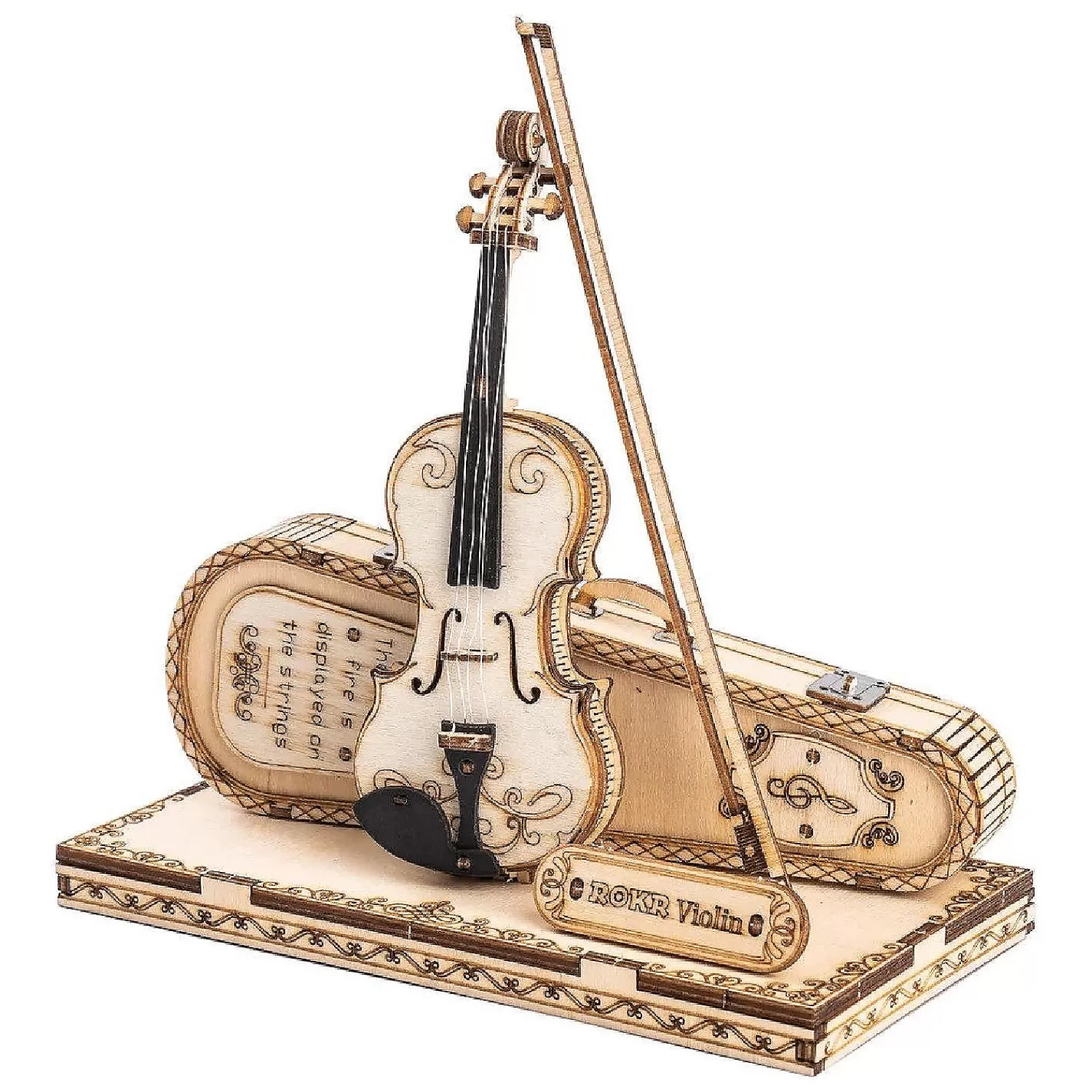 Oriental Trading Puzzles*Diy 3D Puzzle Violin Capriccio 62 Pcs