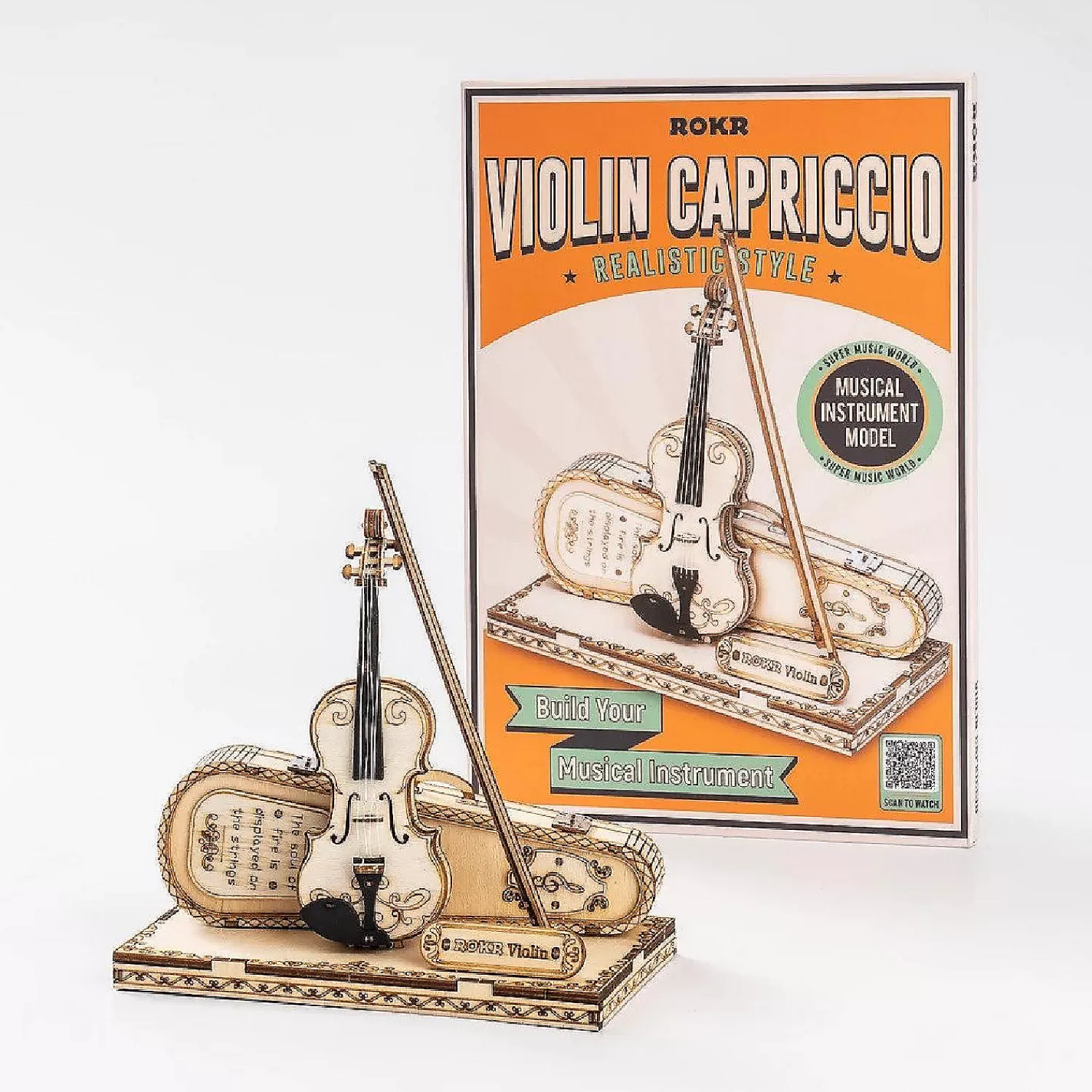 Oriental Trading Puzzles*Diy 3D Puzzle Violin Capriccio 62 Pcs