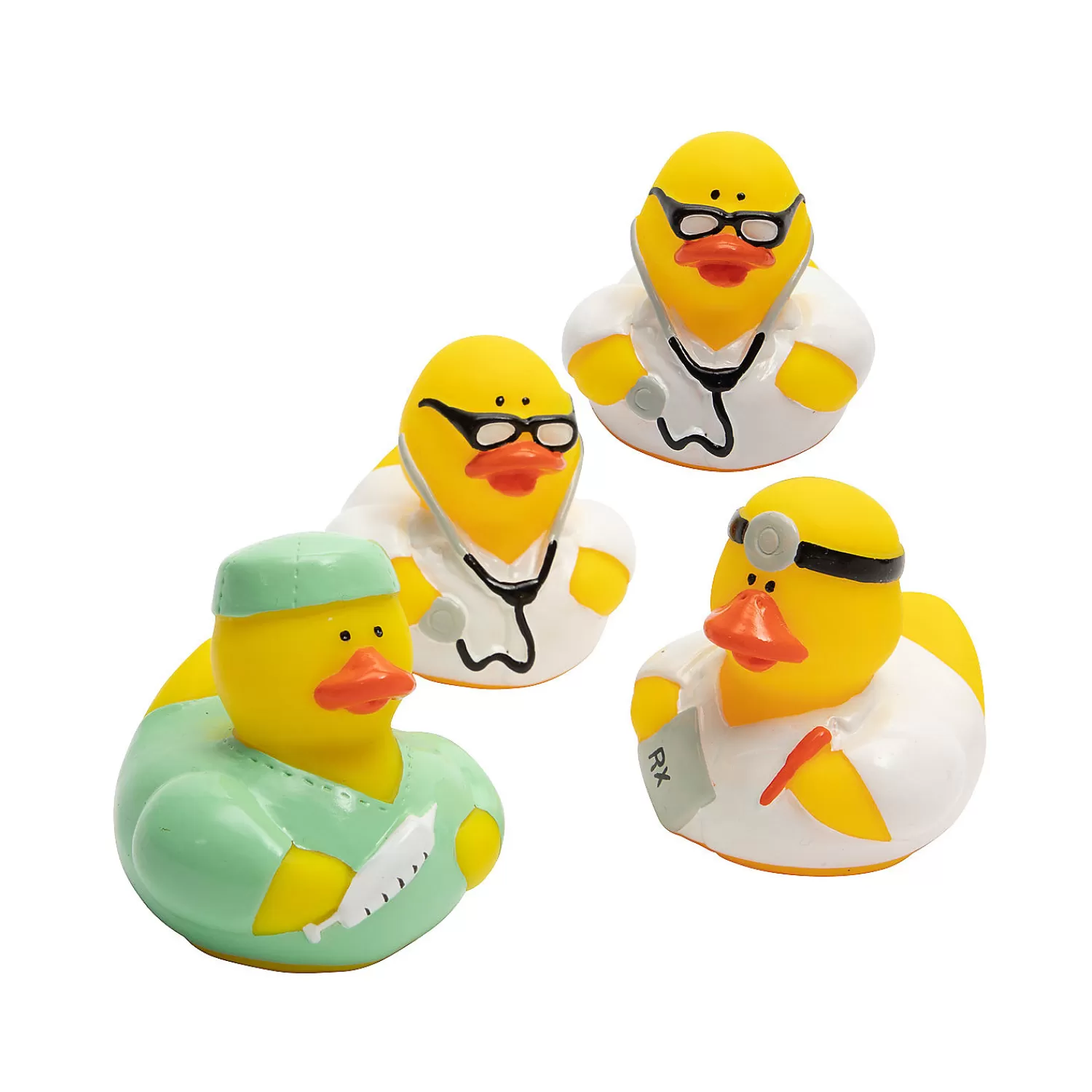 Oriental Trading Rubber Duckies*Doctor Rubber Ducks - 12 Pc.