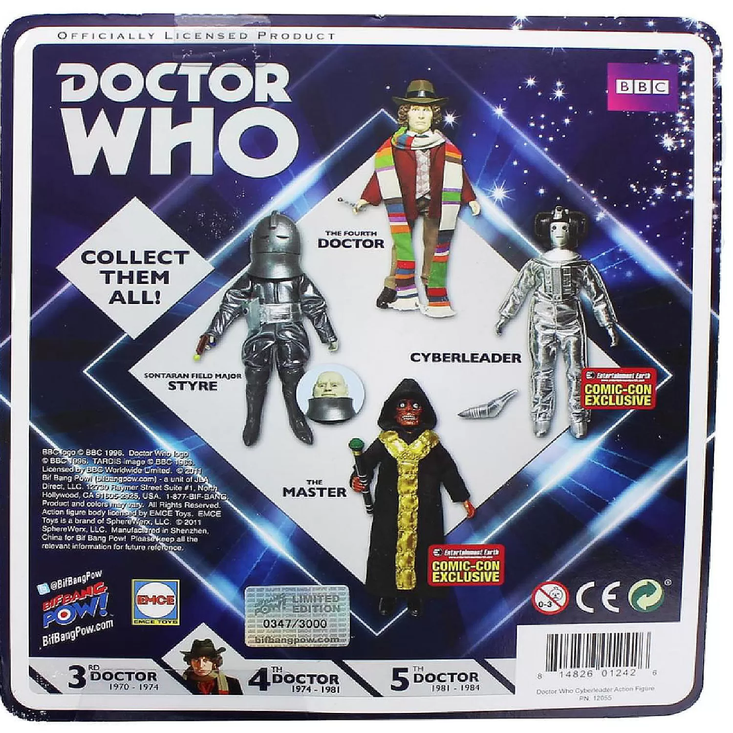 Oriental Trading Character Toys*Doctor Who Cyberleader Retro Clothed 8" Action Figure