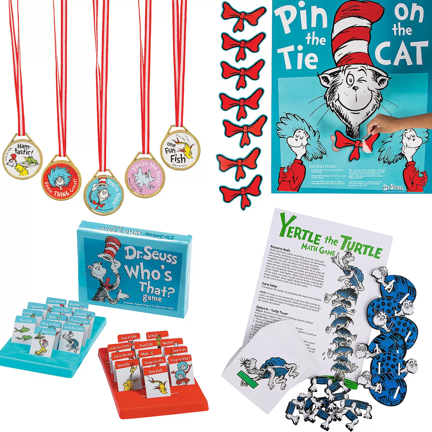 Oriental Trading Games*Dr. Seuss™ Games With Award Kit - 744 Pc.