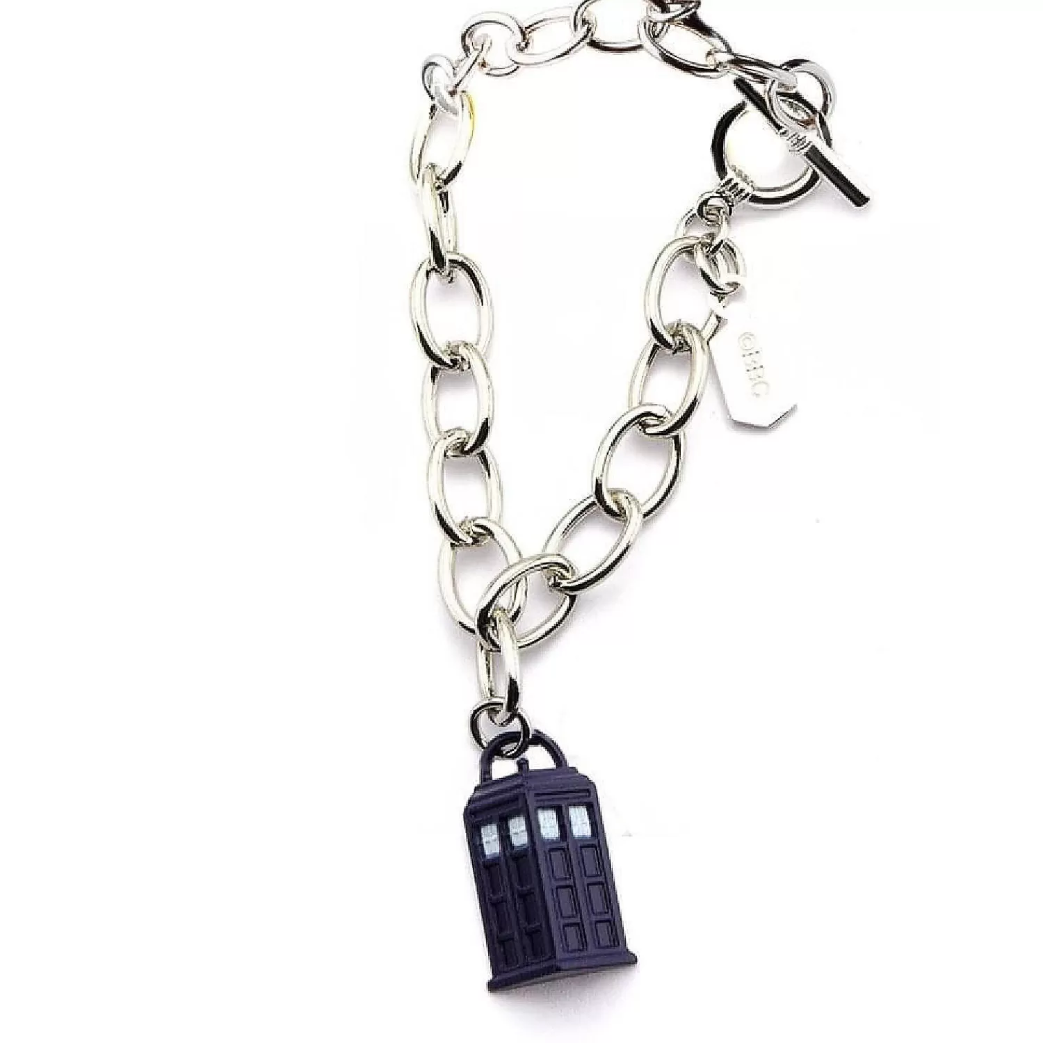 Oriental Trading Pretend Play*Dr. Who Tardis Charm Bracelet With Toggle Clasp