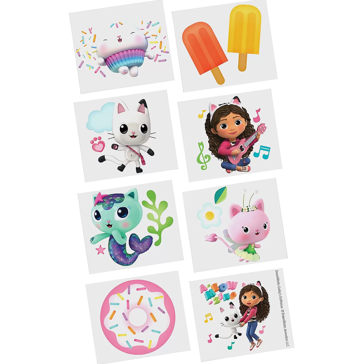 Oriental Trading Temporary Tattoos*Dreamworks Gabby's Dollhouse™ Temporary Tattoos - 8 Pc.