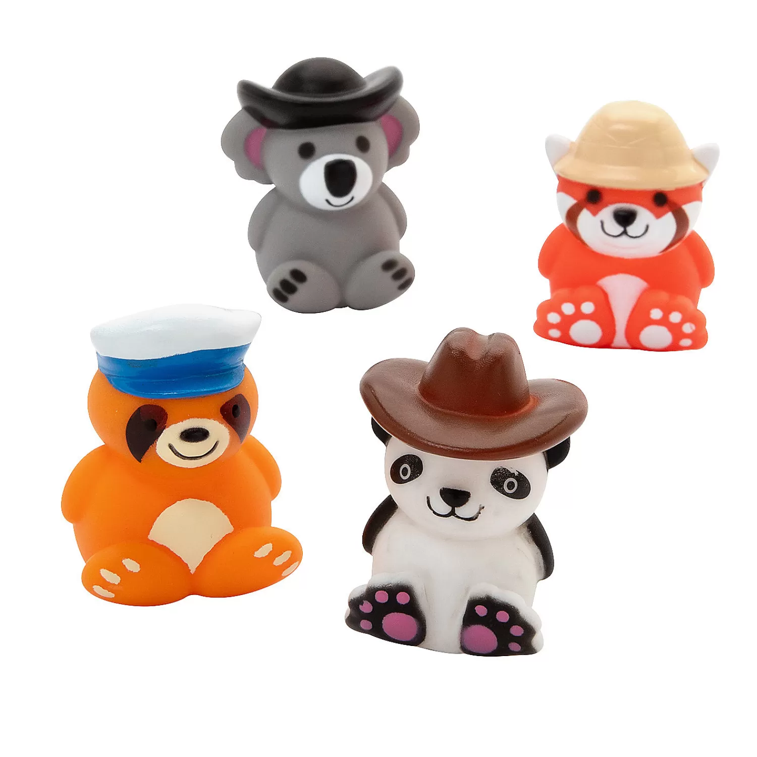 Oriental Trading Character Toys*Dressed Up Animal Characters - 12 Pc.