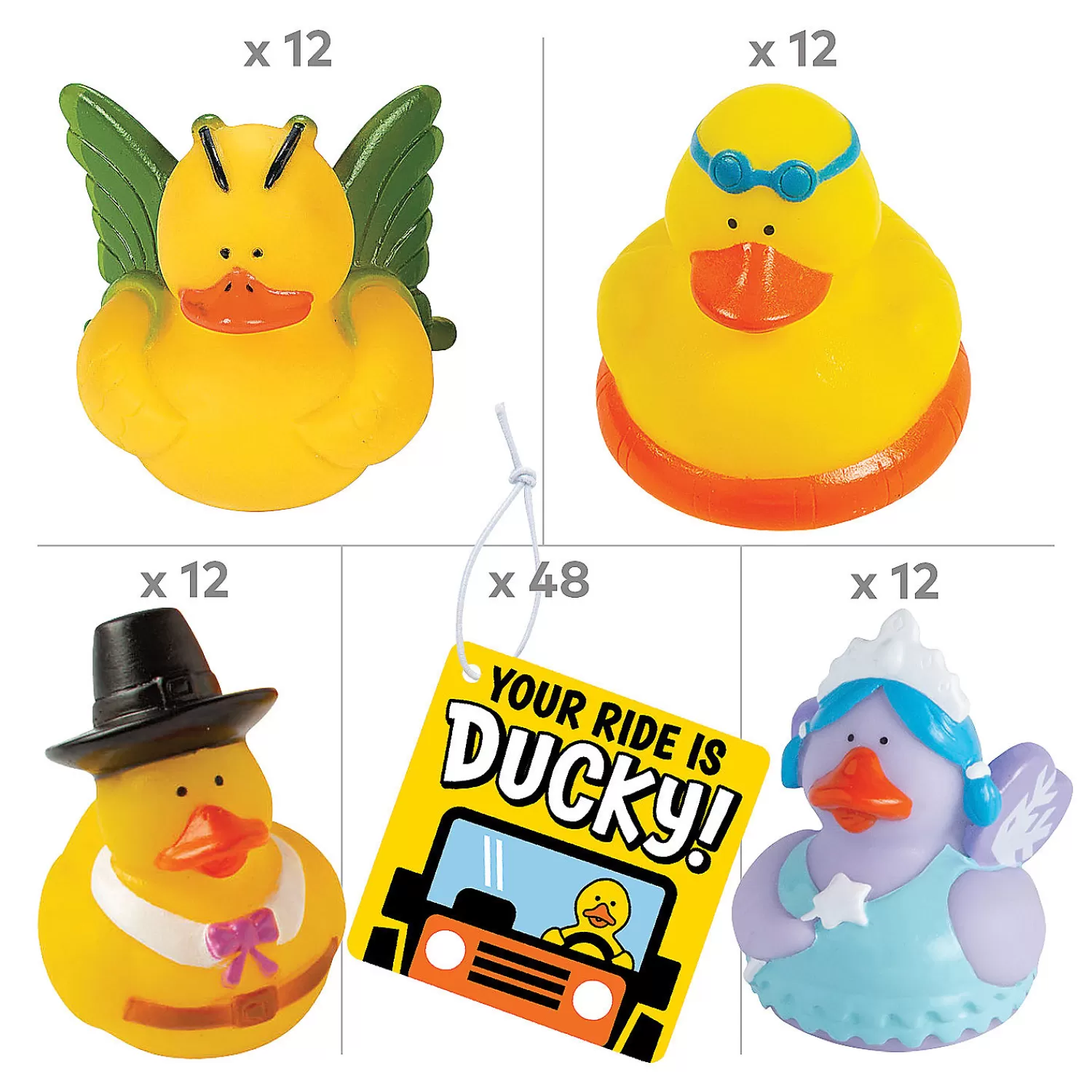 Oriental Trading Rubber Duckies*Duck Duck The Four Seasons Kit For 48