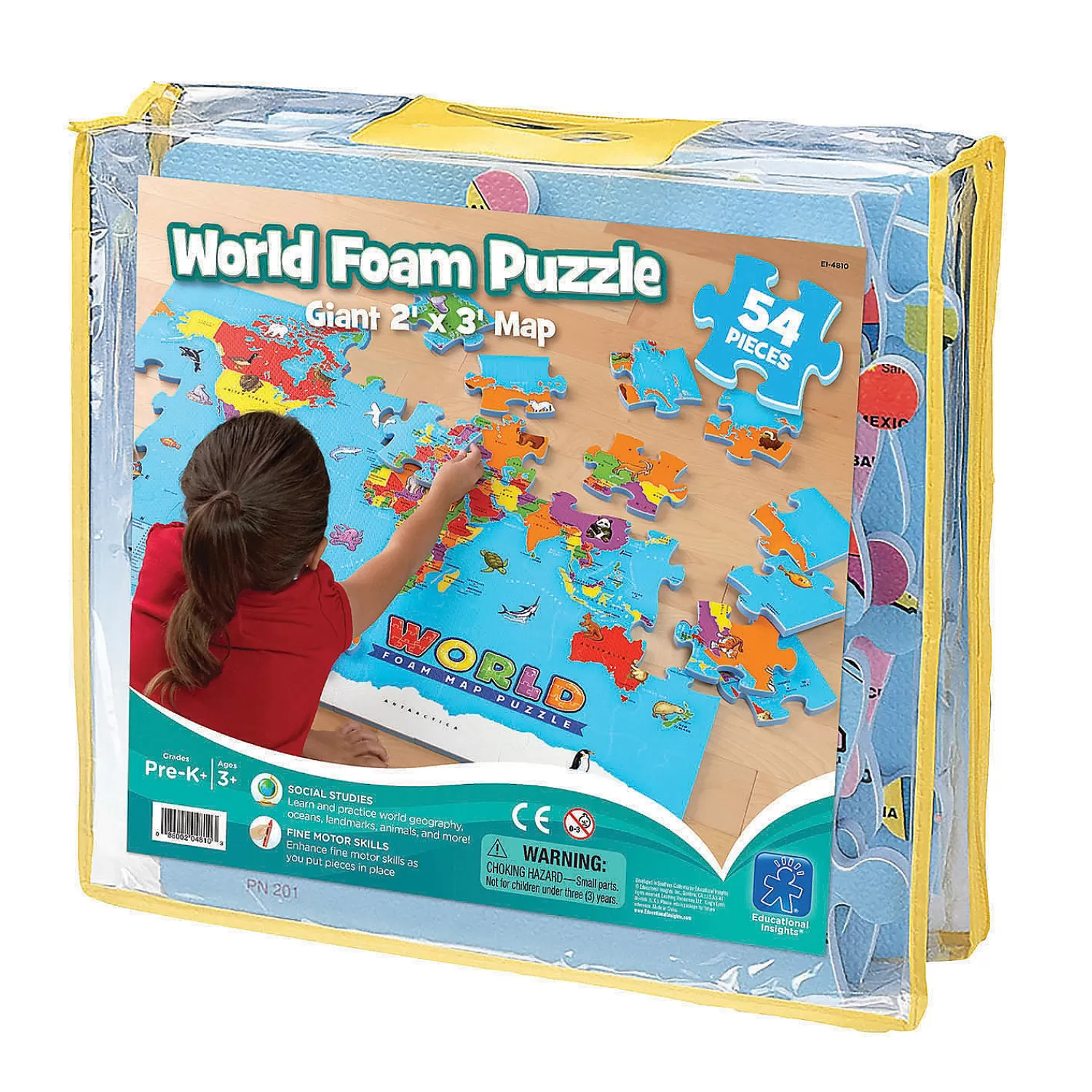 Oriental Trading Puzzles*Educational Insights World Foam® Map Jigsaw Puzzle