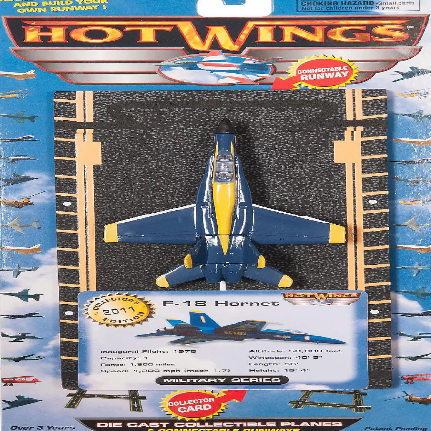 Oriental Trading Toy Cars*F-18 Hornet (Blue Angels)