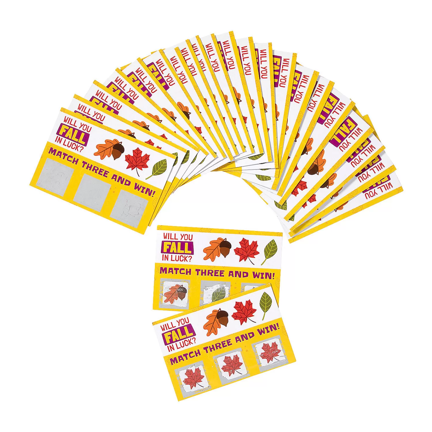 Oriental Trading Games*Fall Scratch-Off Tickets - 24 Pc.