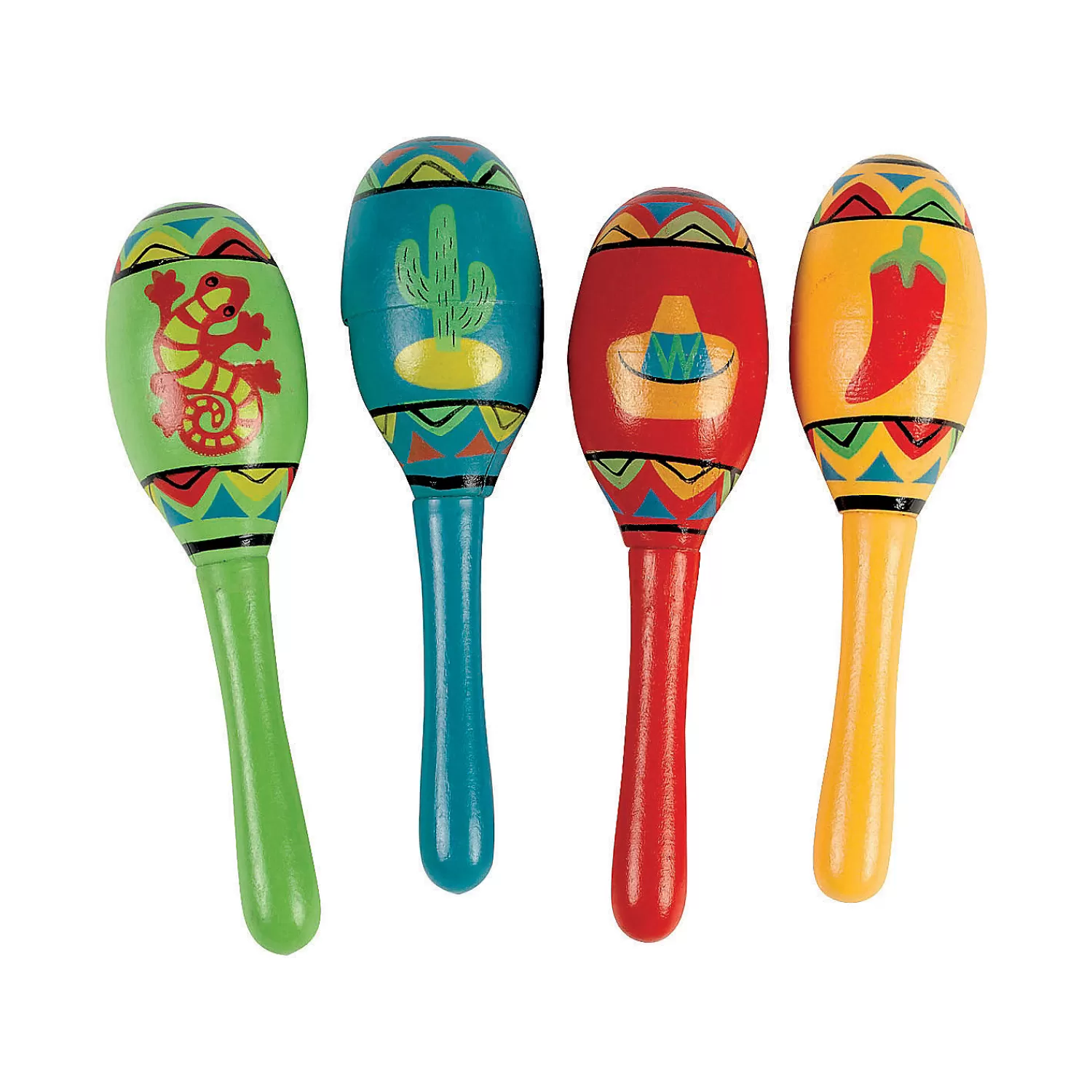 Oriental Trading Noisemakers*Fiesta Maracas - 12 Pc.