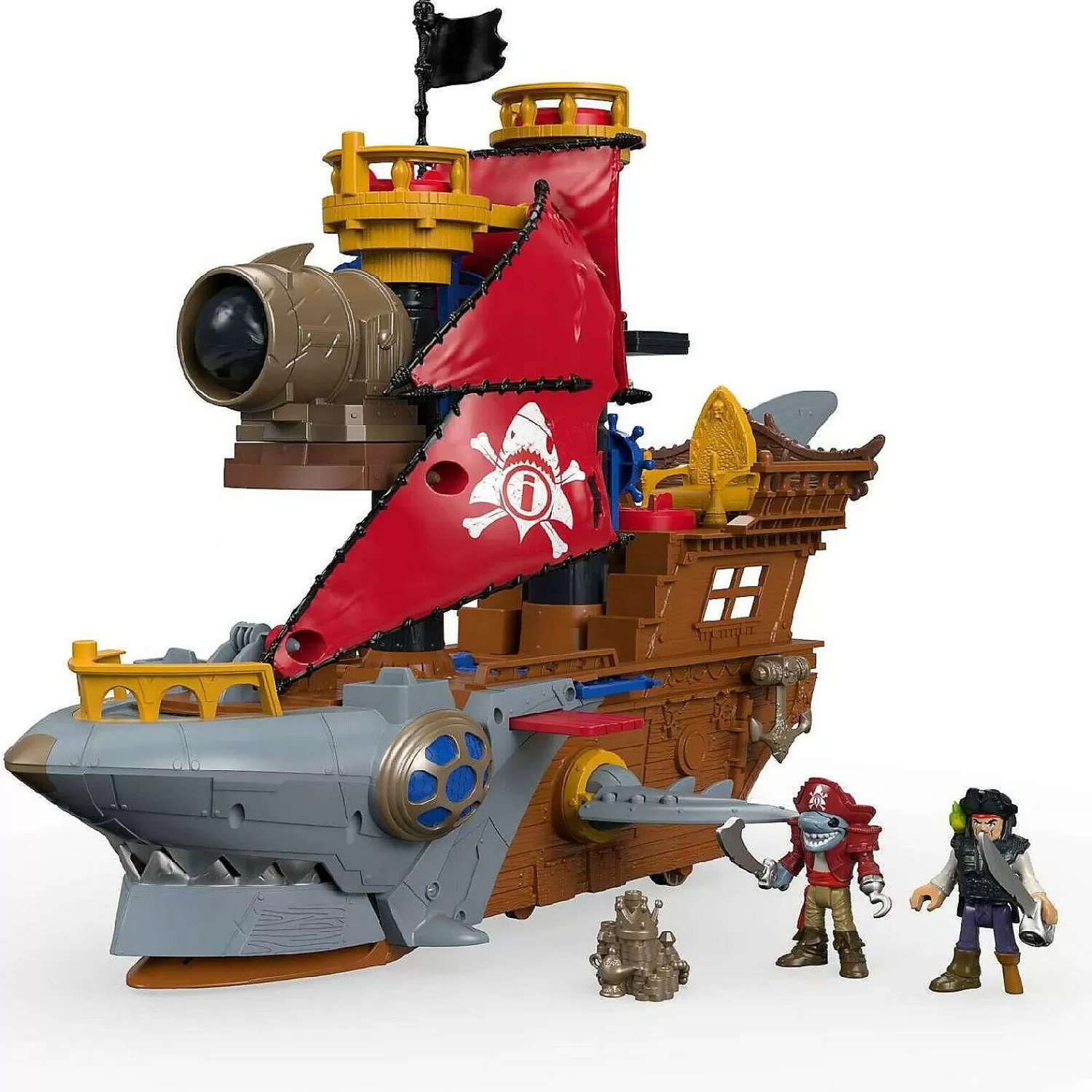 Oriental Trading Toy Cars*Fisher-Price Imaginext Shark Bite Pirate Ship,