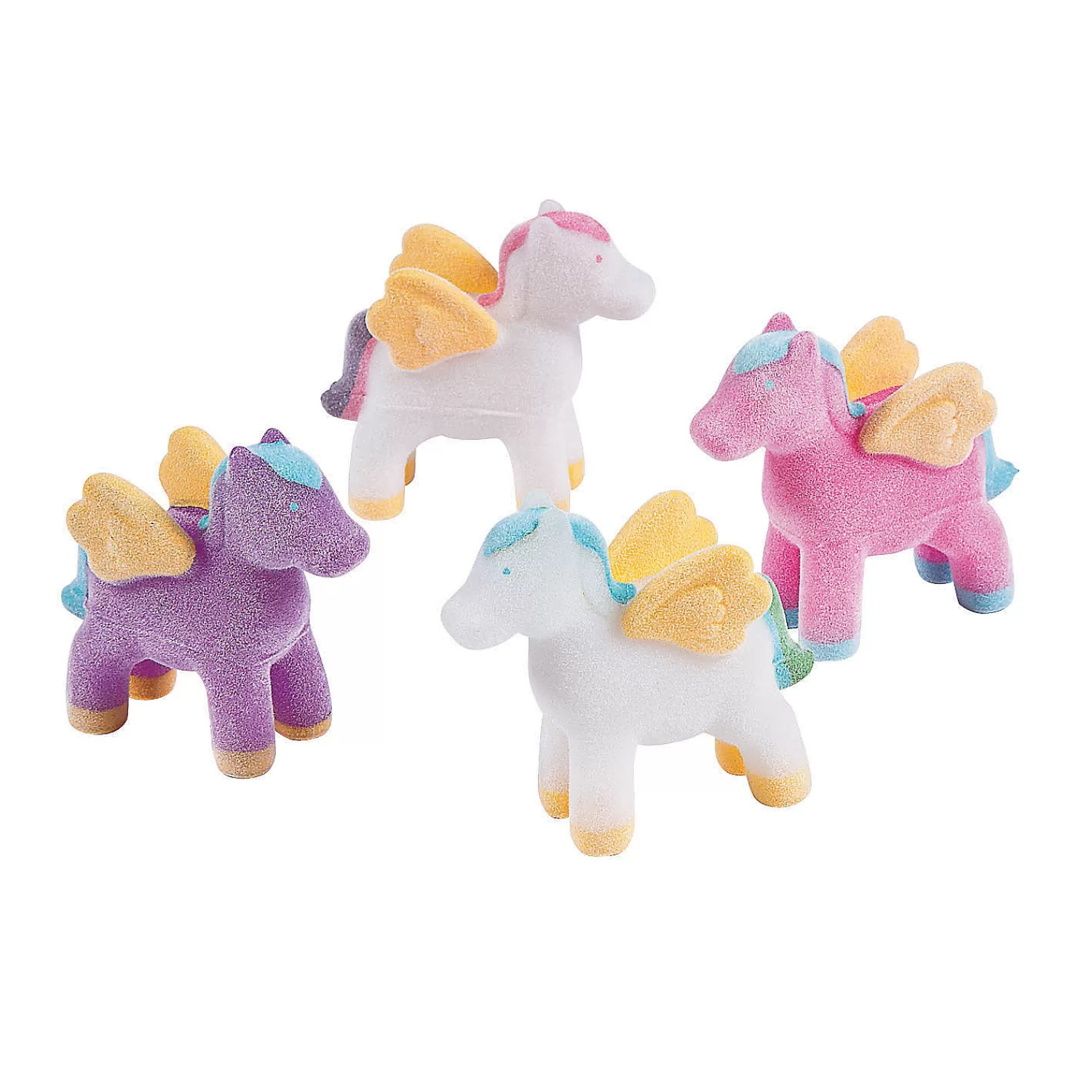 Oriental Trading Character Toys*Flocked Mythical Ponies - 12 Pc.