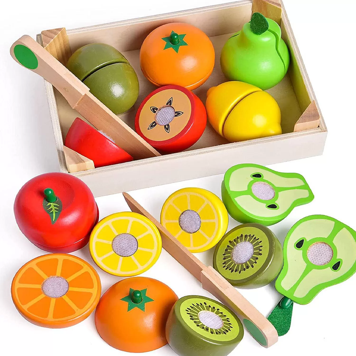 Oriental Trading Play Sets*Fun Little Toys - Pretend Cutting Fruits Set