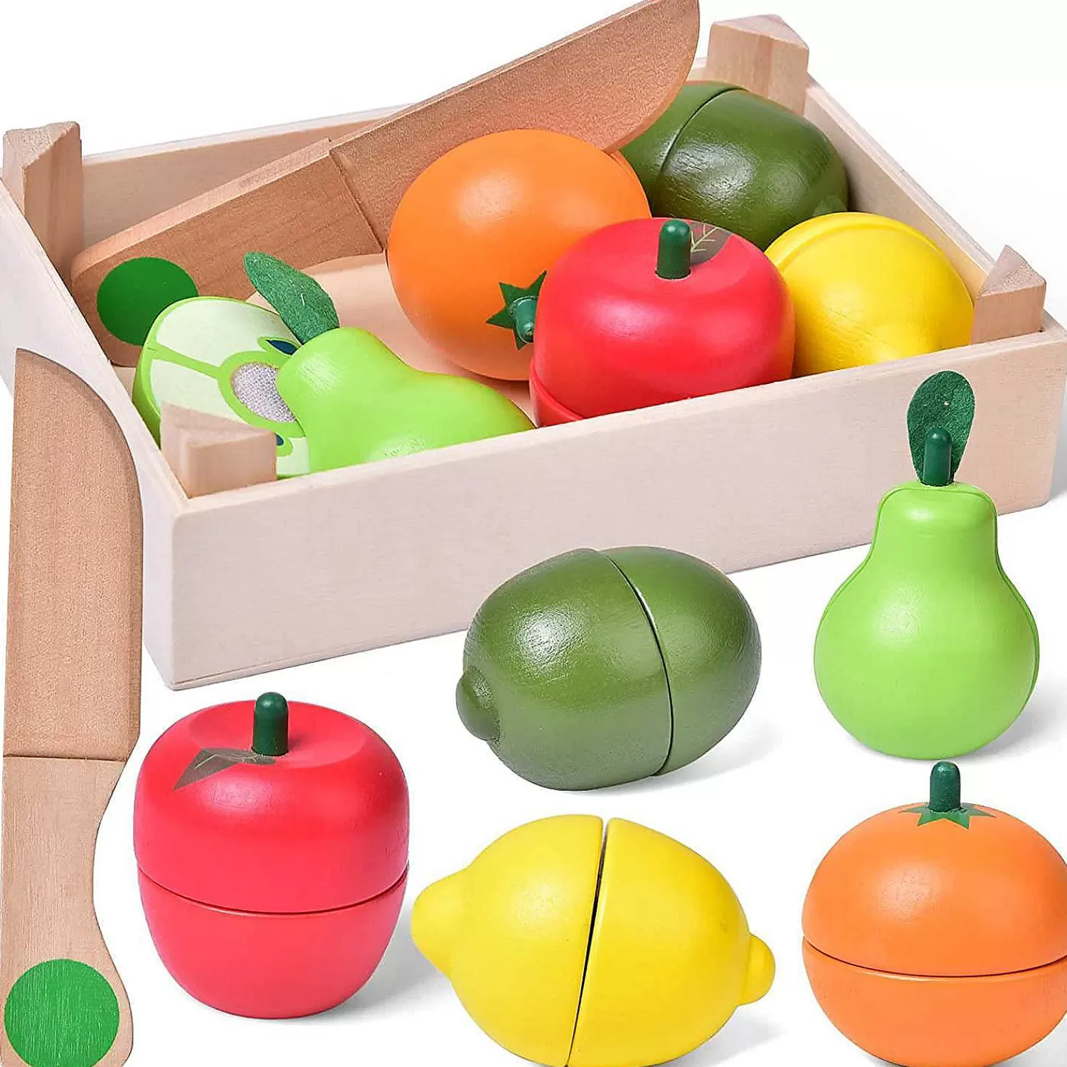 Oriental Trading Play Sets*Fun Little Toys - Pretend Cutting Fruits Set