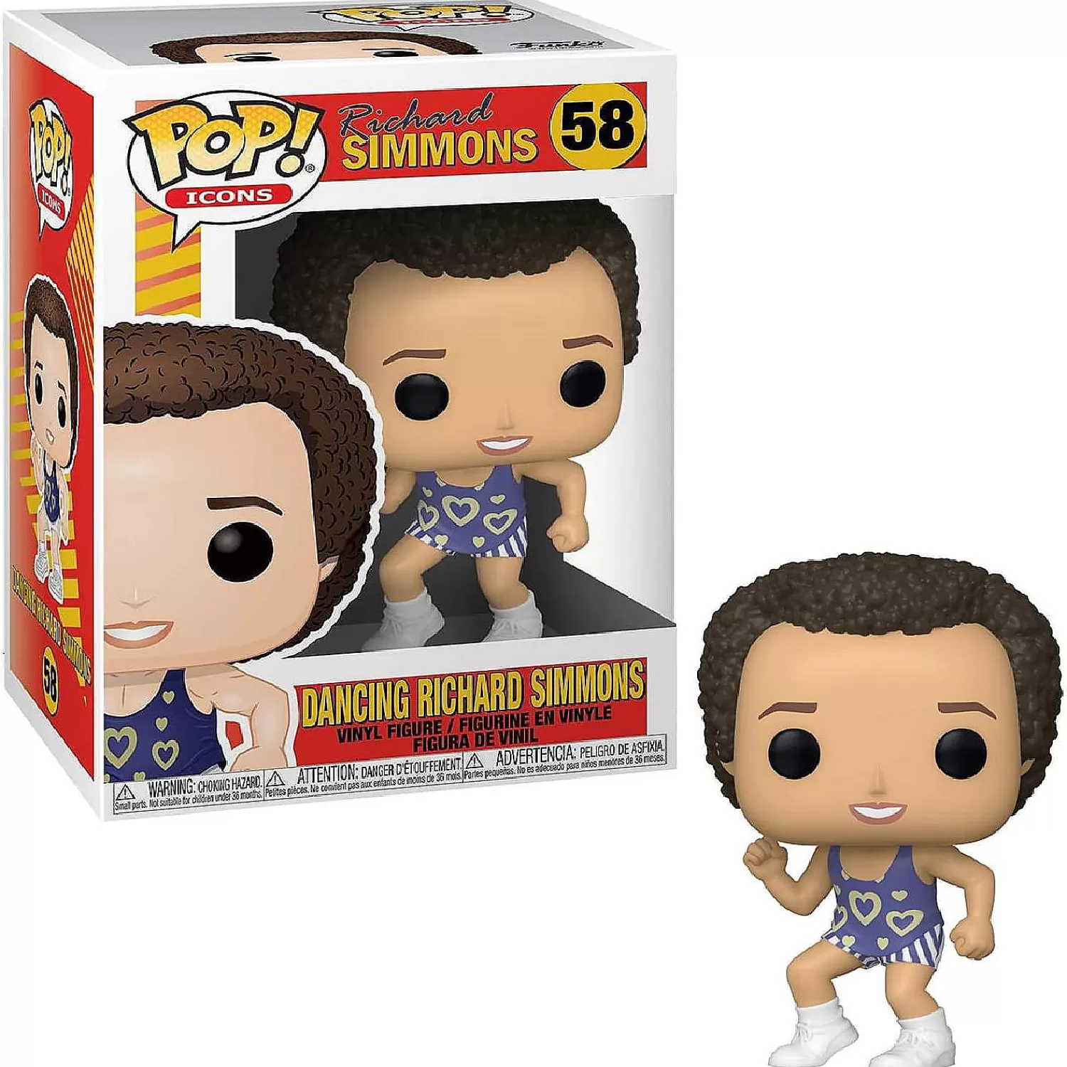 Oriental Trading Character Toys*Funko Pop Icons Vinyl Figure Richard Simmons Dancing