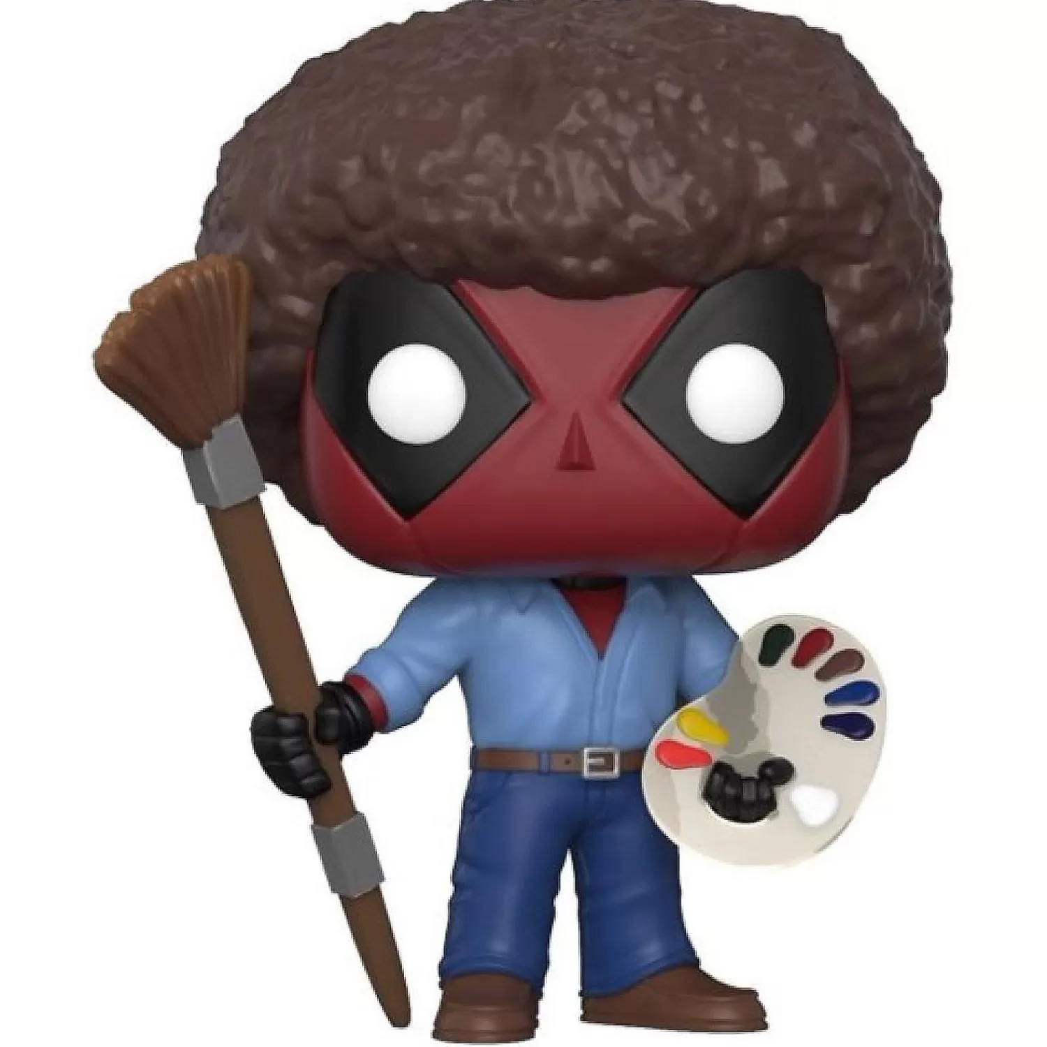 Oriental Trading Character Toys*Funko Pop! Marvel: Deadpool Playtime- Bob Ross Vinyl Figure