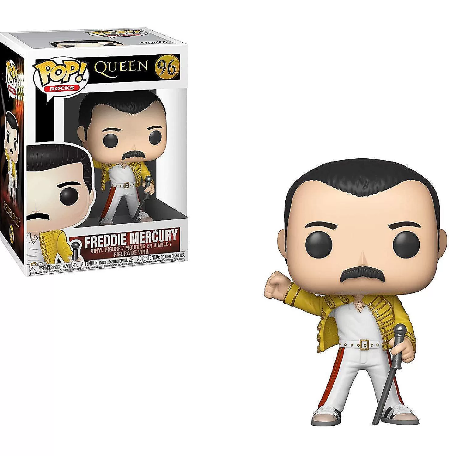 Oriental Trading Character Toys*Funko Pop Rocks: Queen Freddie Mercury Wembley Action Figure