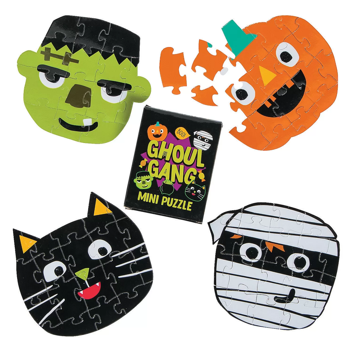 Oriental Trading Puzzles*Ghoul Gang Mini Puzzles - 12 Pc.