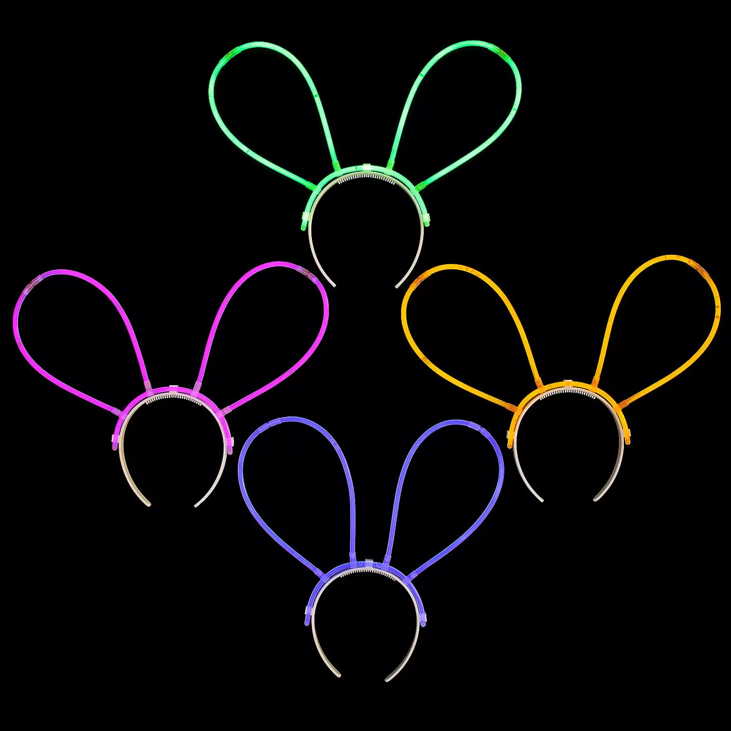 Oriental Trading Glow Sticks*Glow Bunny Ear Headbands - 12 Pc.