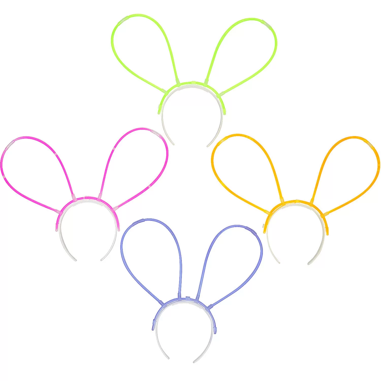 Oriental Trading Glow Sticks*Glow Bunny Ear Headbands - 12 Pc.