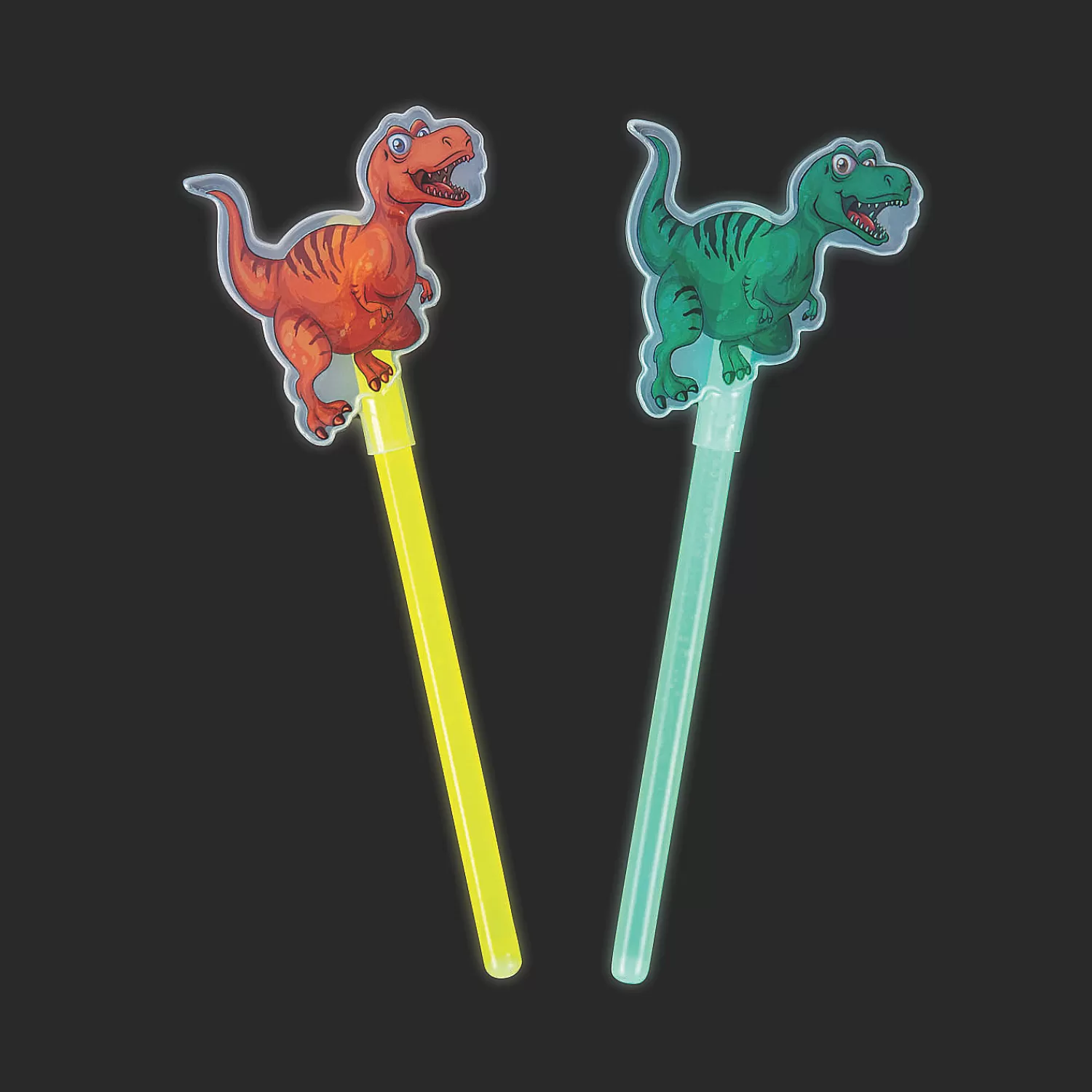 Oriental Trading Glow Sticks*Glow Dinosaur Wands - 12 Pc.