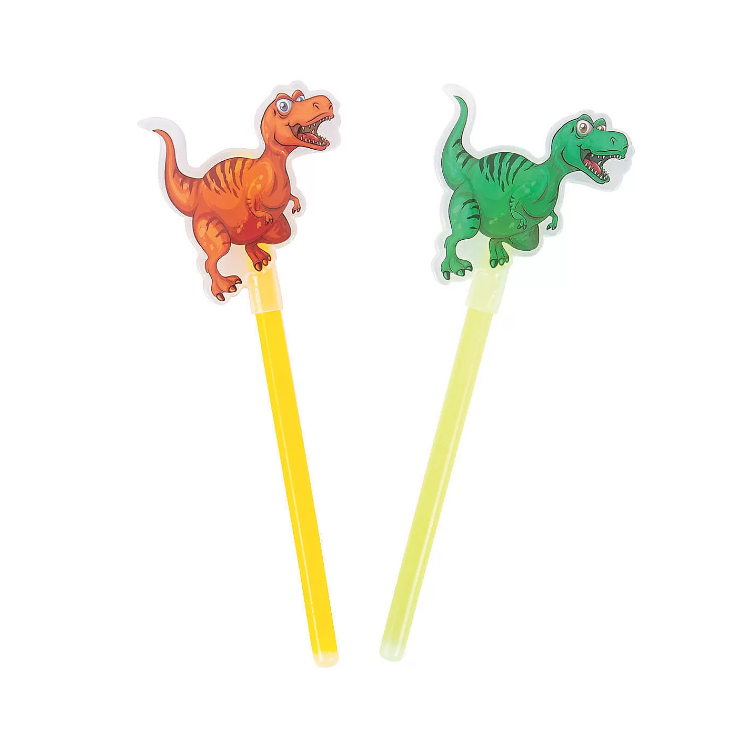 Oriental Trading Glow Sticks*Glow Dinosaur Wands - 12 Pc.