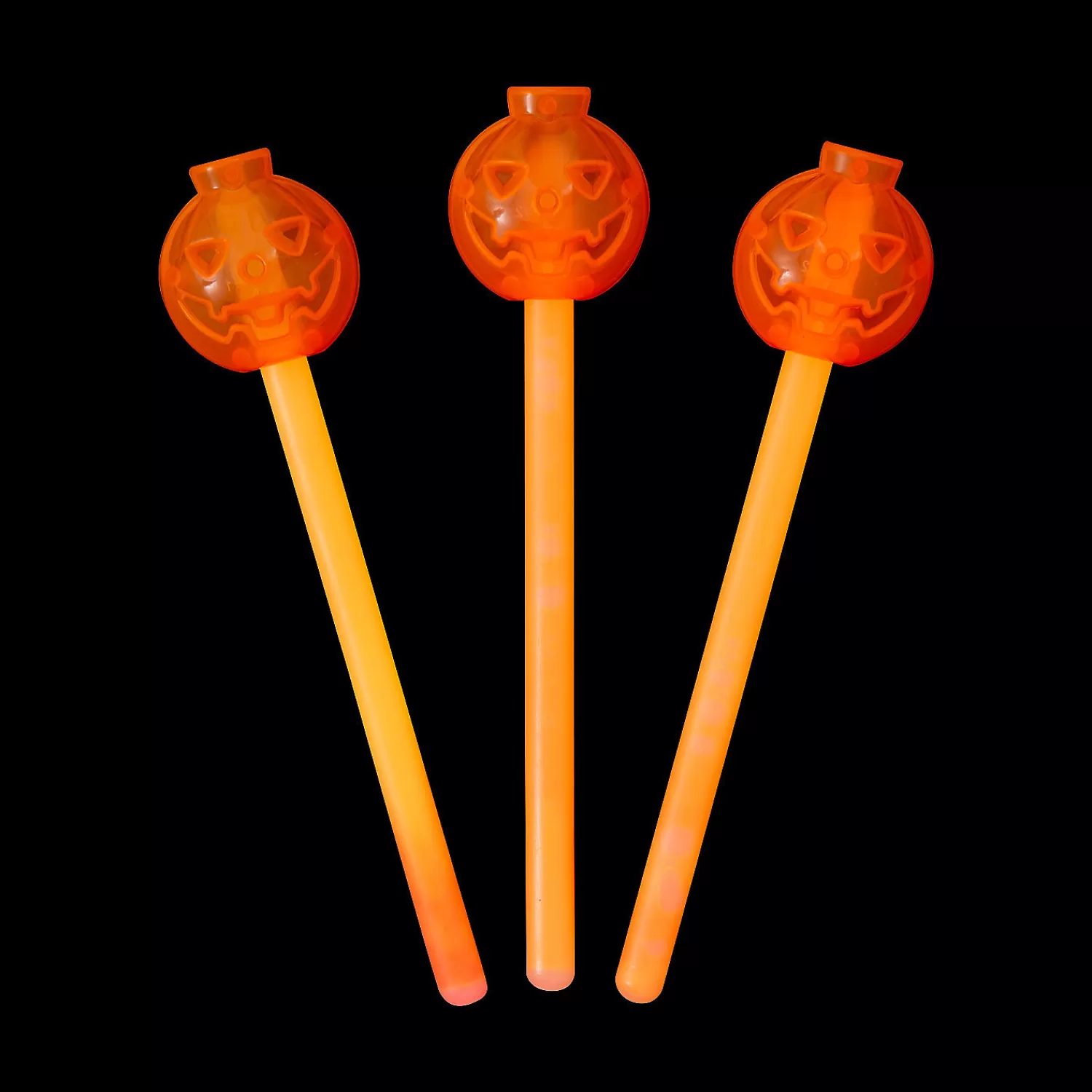 Oriental Trading Glow Sticks*Glow Jack-O'-Lantern Wands - 12 Pc.