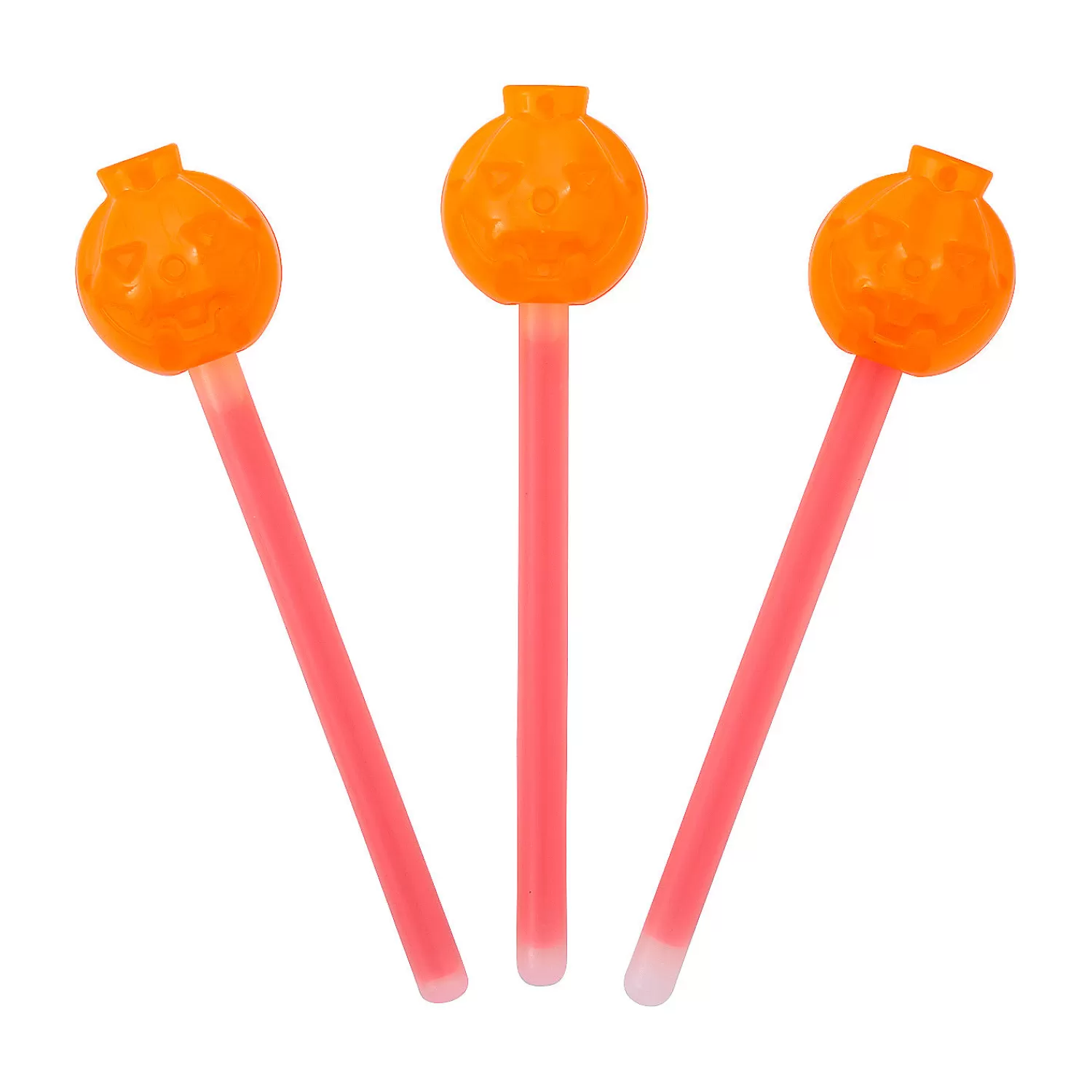 Oriental Trading Glow Sticks*Glow Jack-O'-Lantern Wands - 12 Pc.