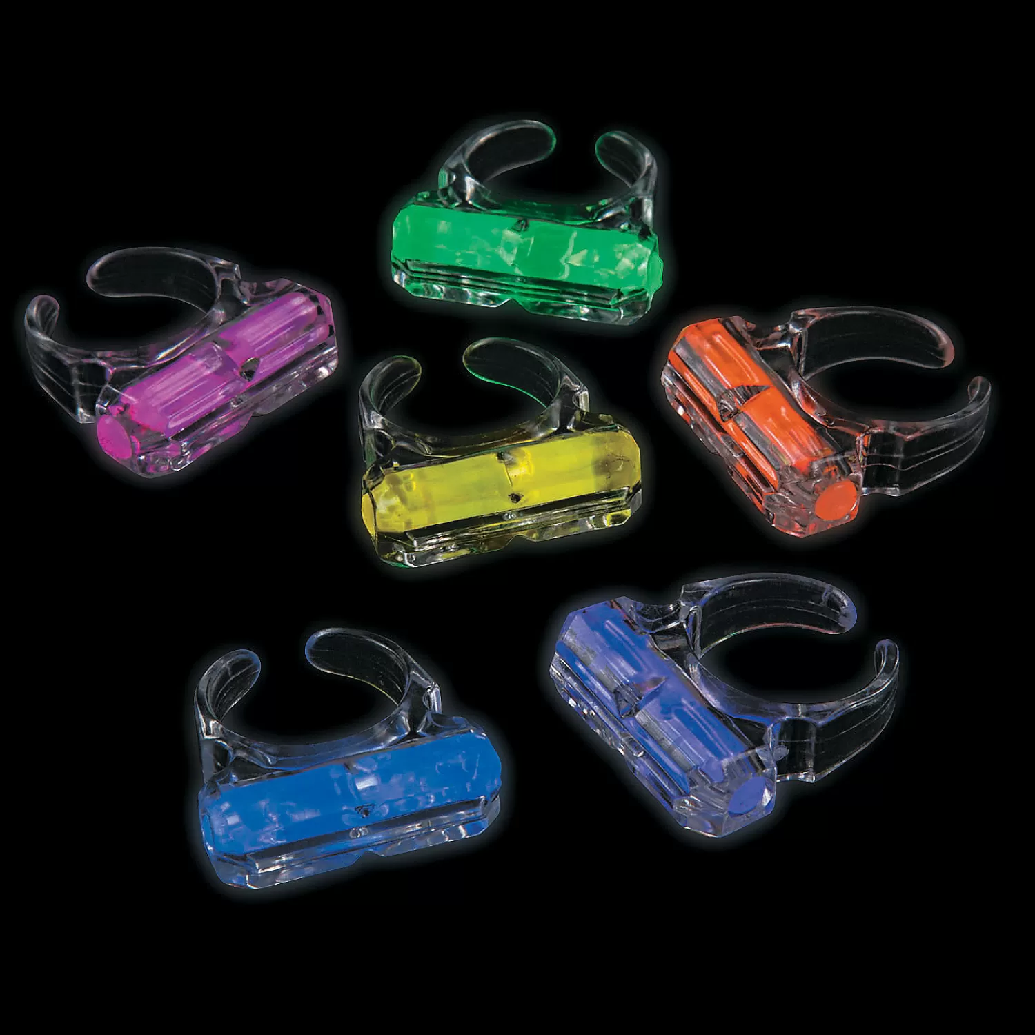 Oriental Trading Glow Jewelry*Glow Rings - 24 Pc.