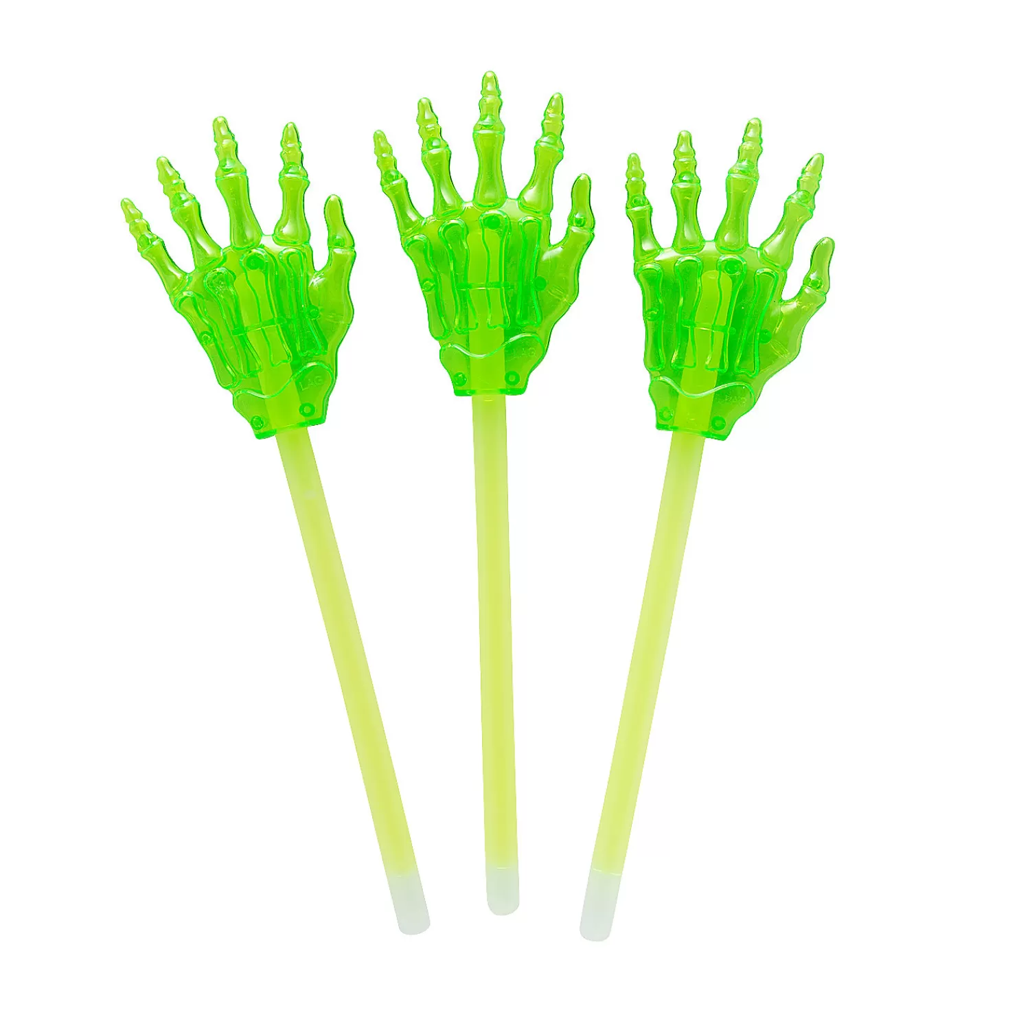 Oriental Trading Glow Sticks*Glow Skeleton Hand Wands - 12 Pc.