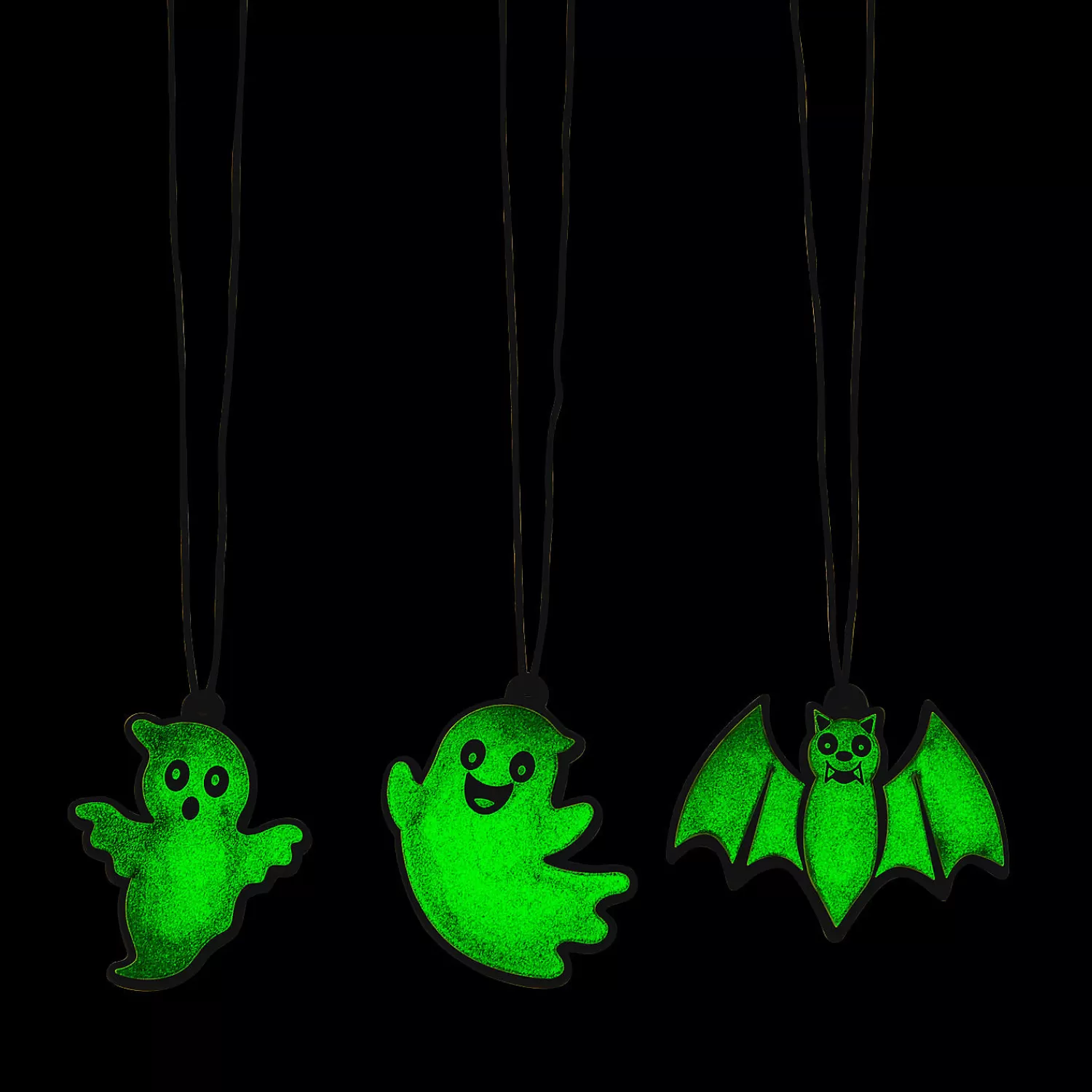 Oriental Trading Glow Jewelry*Glow-In-The-Dark Halloween Characters Necklaces - 12 Pc.