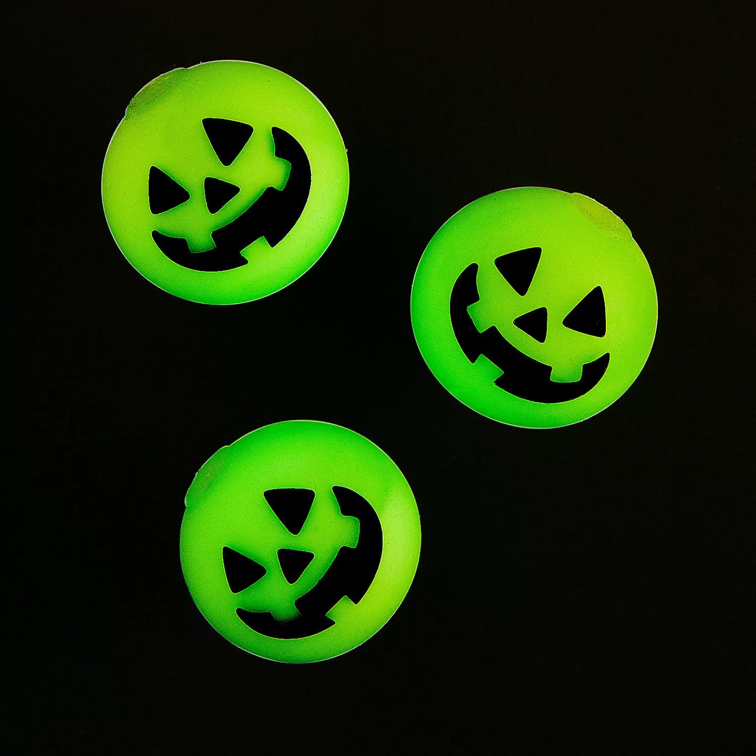 Oriental Trading Putty & Squishy Toys*Glow-In-The-Dark Jack-O'-Lantern Halloween Squeeze Balls - 12 Pc.