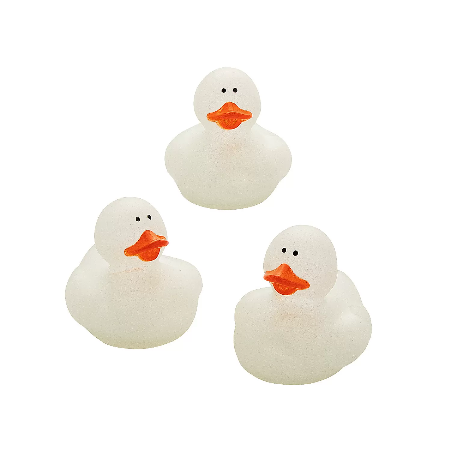 Oriental Trading Rubber Duckies*Glow-In-The-Dark Rubber Ducks - 12 Pc.