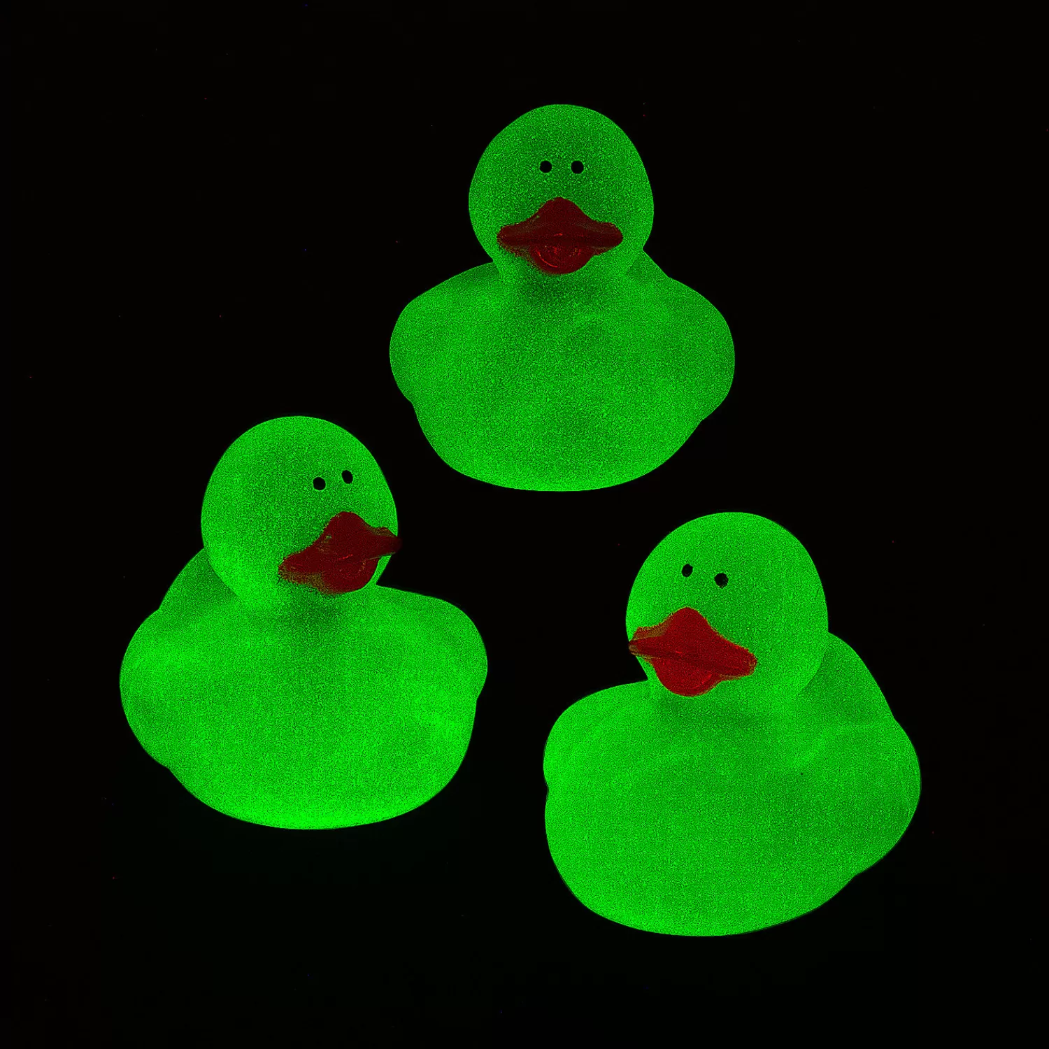 Oriental Trading Rubber Duckies*Glow-In-The-Dark Rubber Ducks - 12 Pc.