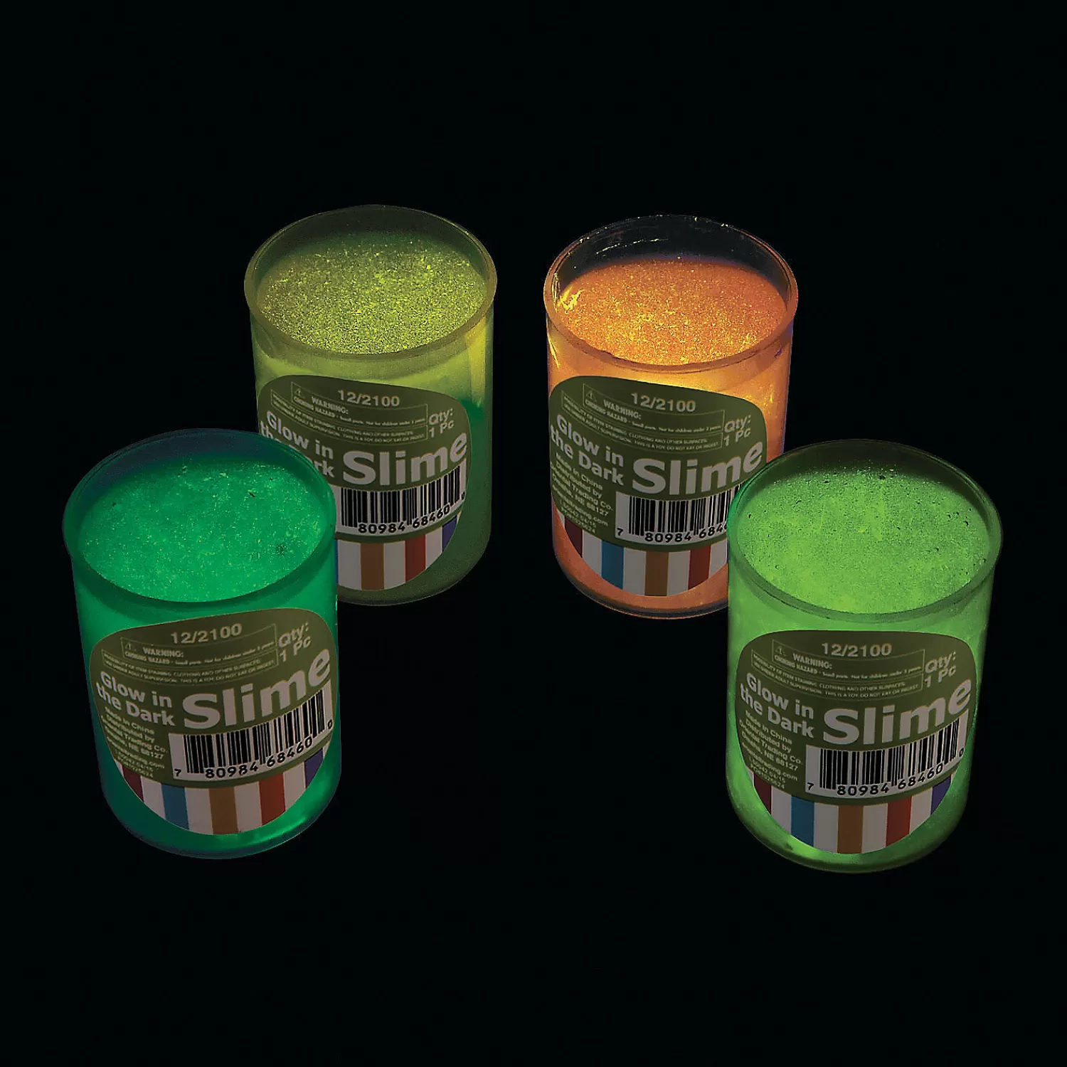 Oriental Trading Putty & Squishy Toys*Glow-In-The-Dark Slime - 12 Pc.