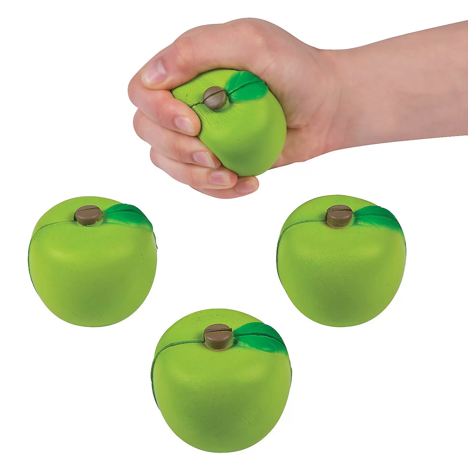 Oriental Trading Stress Balls & Toys*Green Apple Stress Toys - 12 Pc.