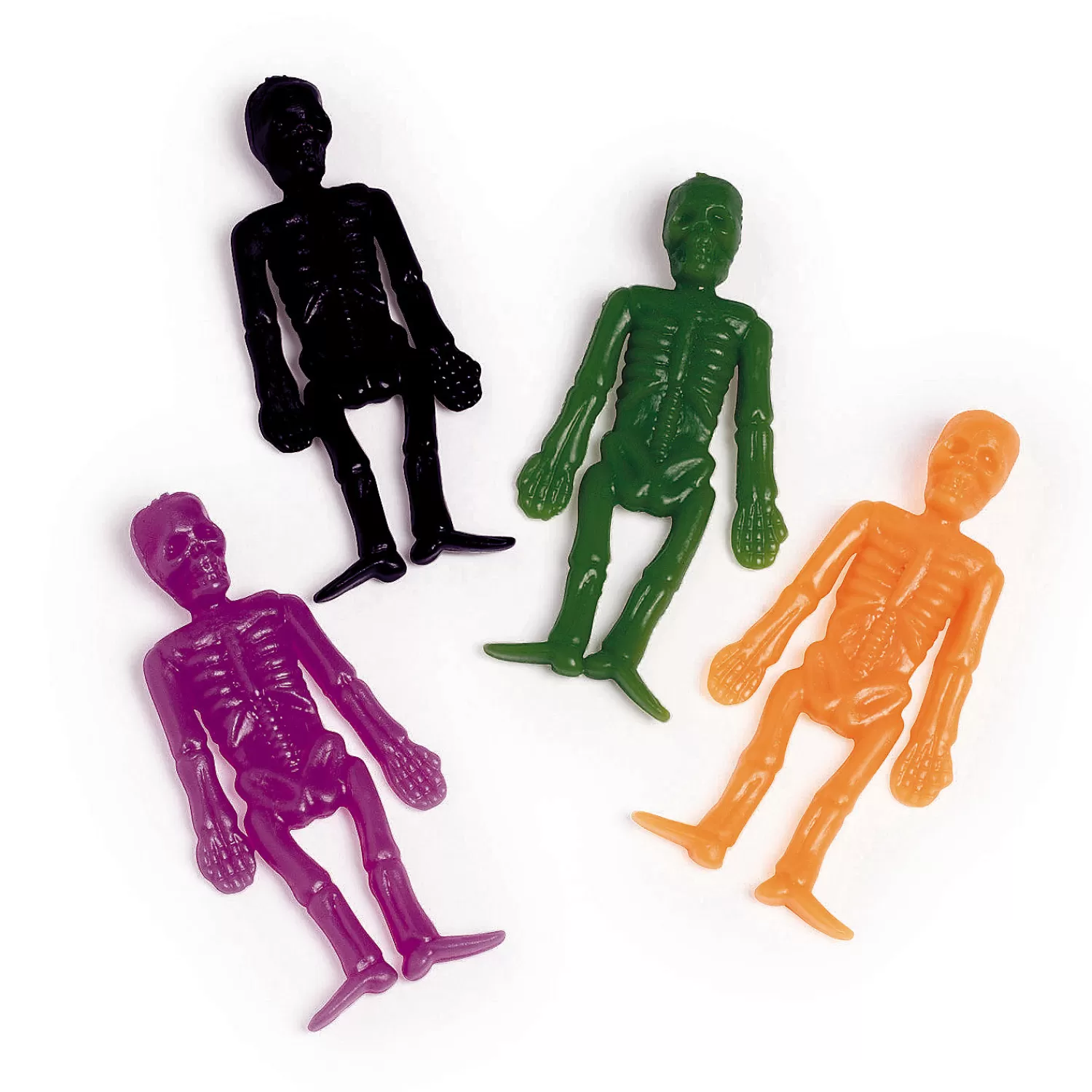 Oriental Trading Putty & Squishy Toys*Halloween Stretch Skeletons - 36 Pc.