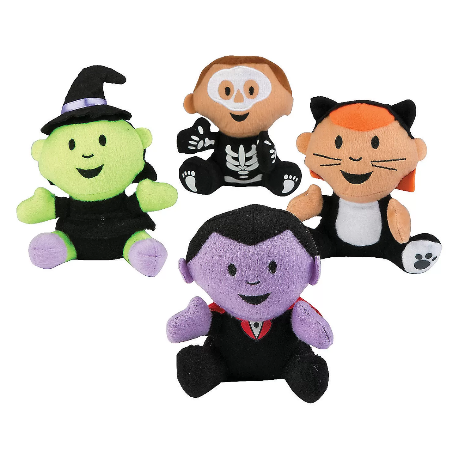 Oriental Trading Stuffed Animals & Plush Toys*Halloween Stuffed Characters In Costume - 12 Pc.