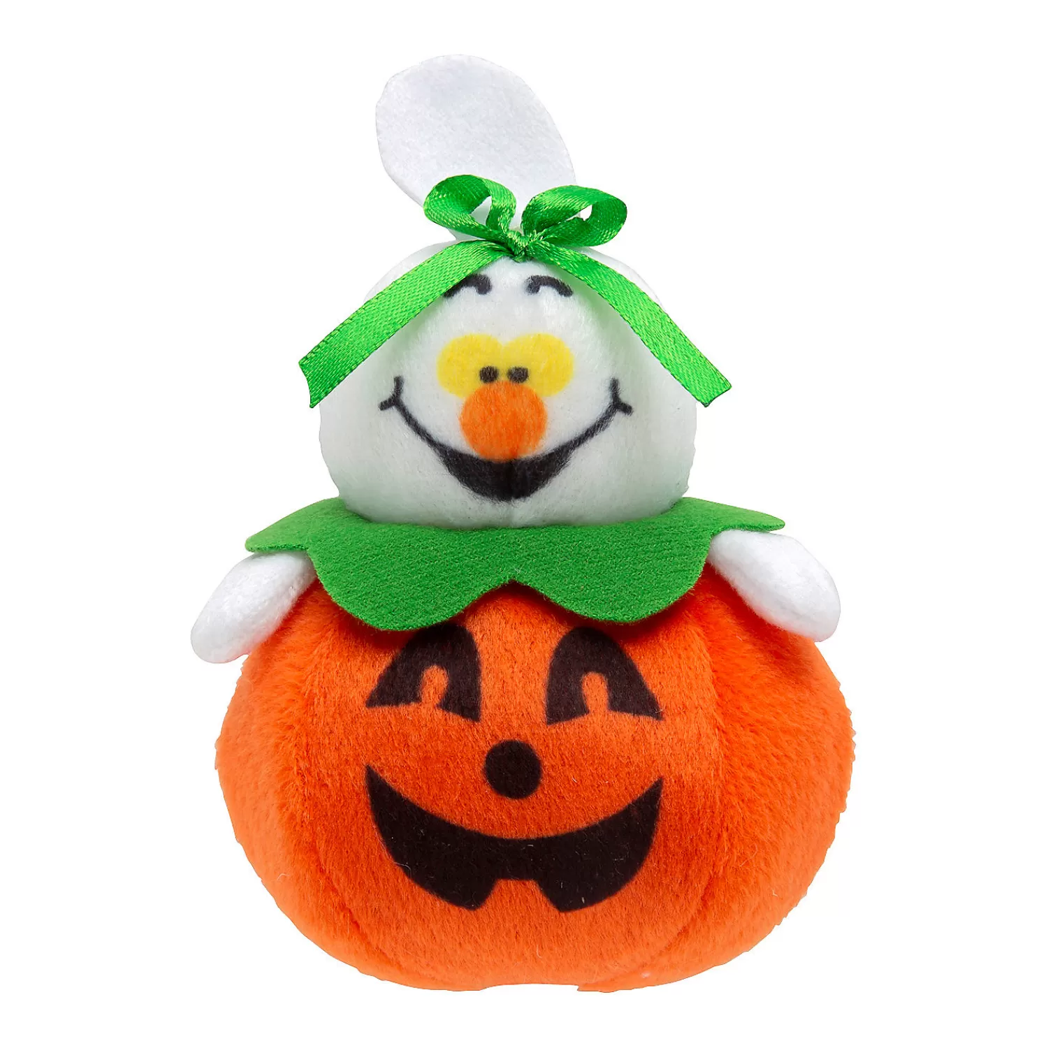 Oriental Trading Stuffed Animals & Plush Toys*Halloween Stuffed Ghosts In Jack-O'-Lanterns - 12 Pc.