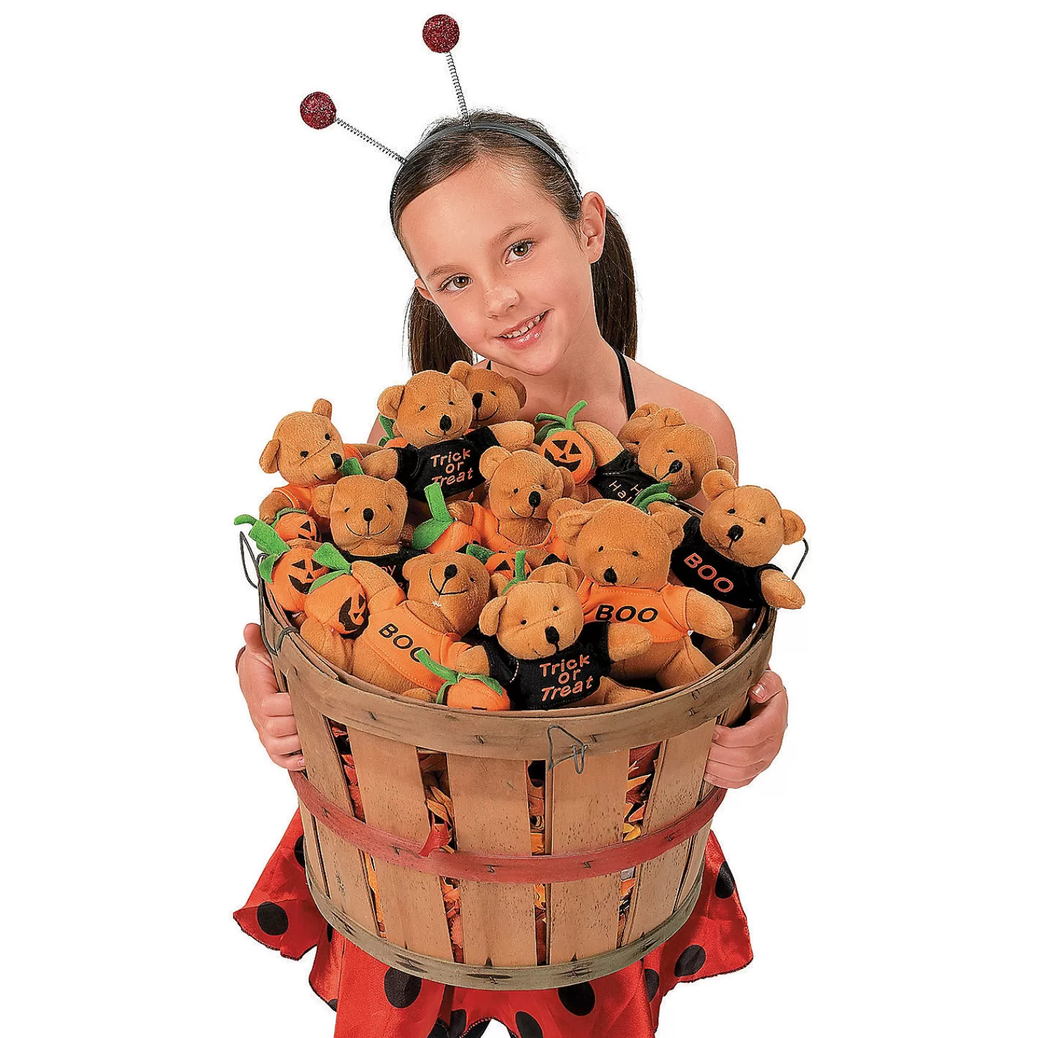 Oriental Trading Stuffed Animals & Plush Toys*Haloween Stuffed Bears With T-Shirt - 12 Pc.