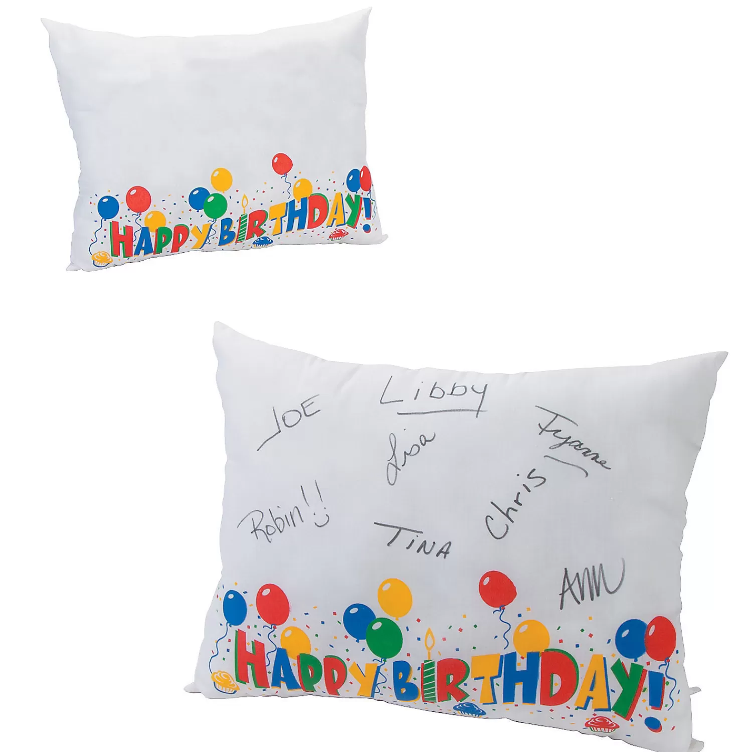 Oriental Trading Stuffed Animals & Plush Toys*Happy Birthday Autograph Pillow