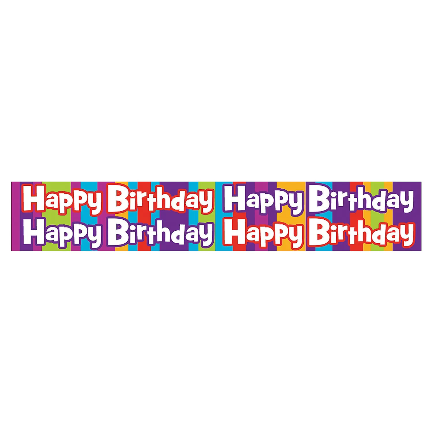 Oriental Trading Pencils*Happy Birthday Stripe Pencils - 24 Pc.