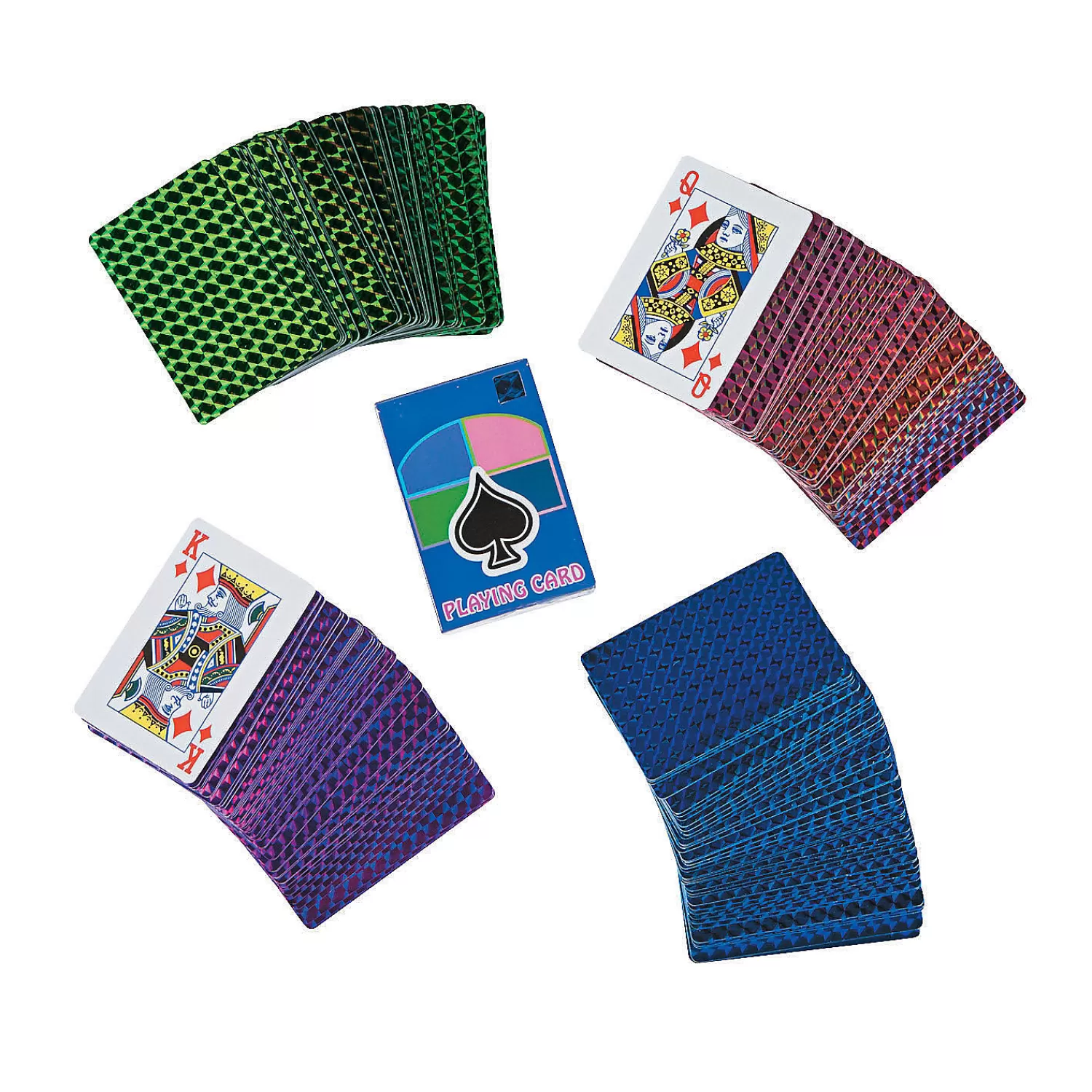 Oriental Trading Playing Cards*Holographic Playing Cards - 12 Pc.