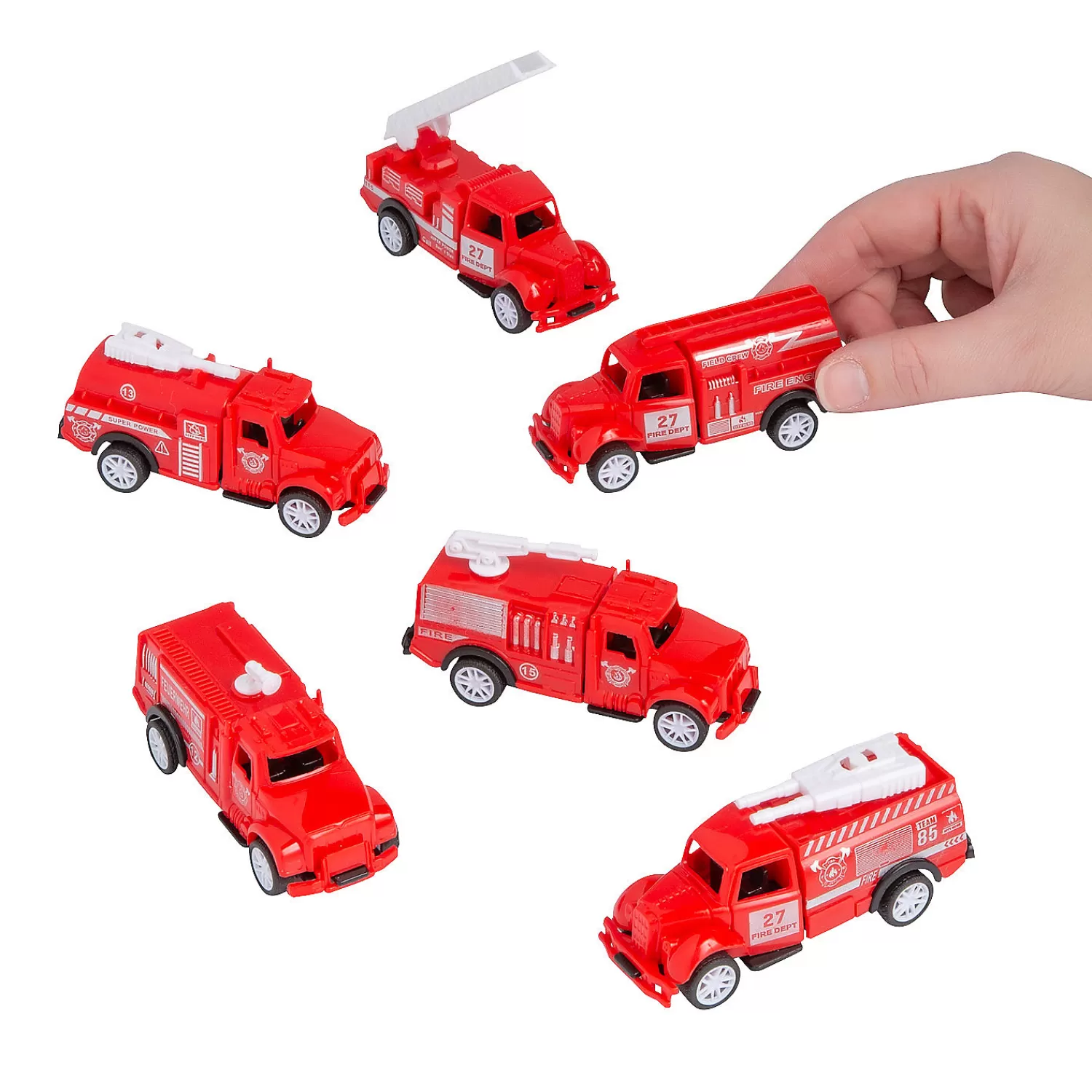 Oriental Trading Toy Cars*Hometown Heroes™ Fire Truck Pull-Back Toys