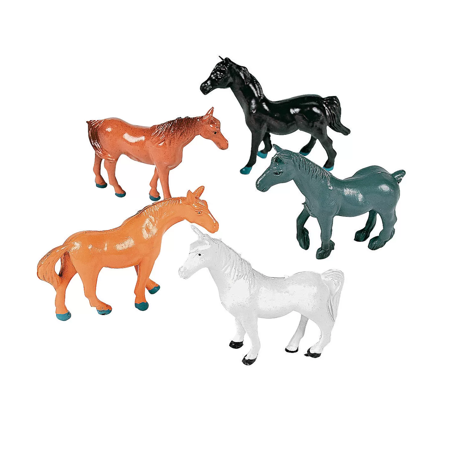 Oriental Trading Character Toys*Horses - 24 Pc.