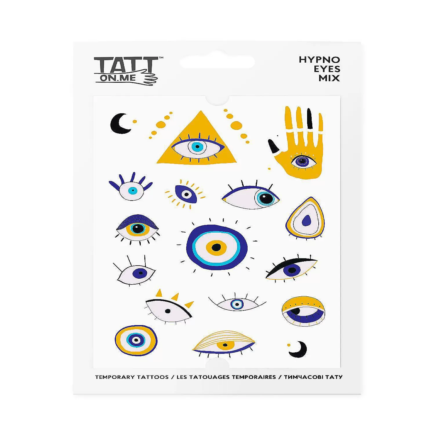 Oriental Trading Temporary Tattoos*Hypno Eyes Mix Tattoo Set