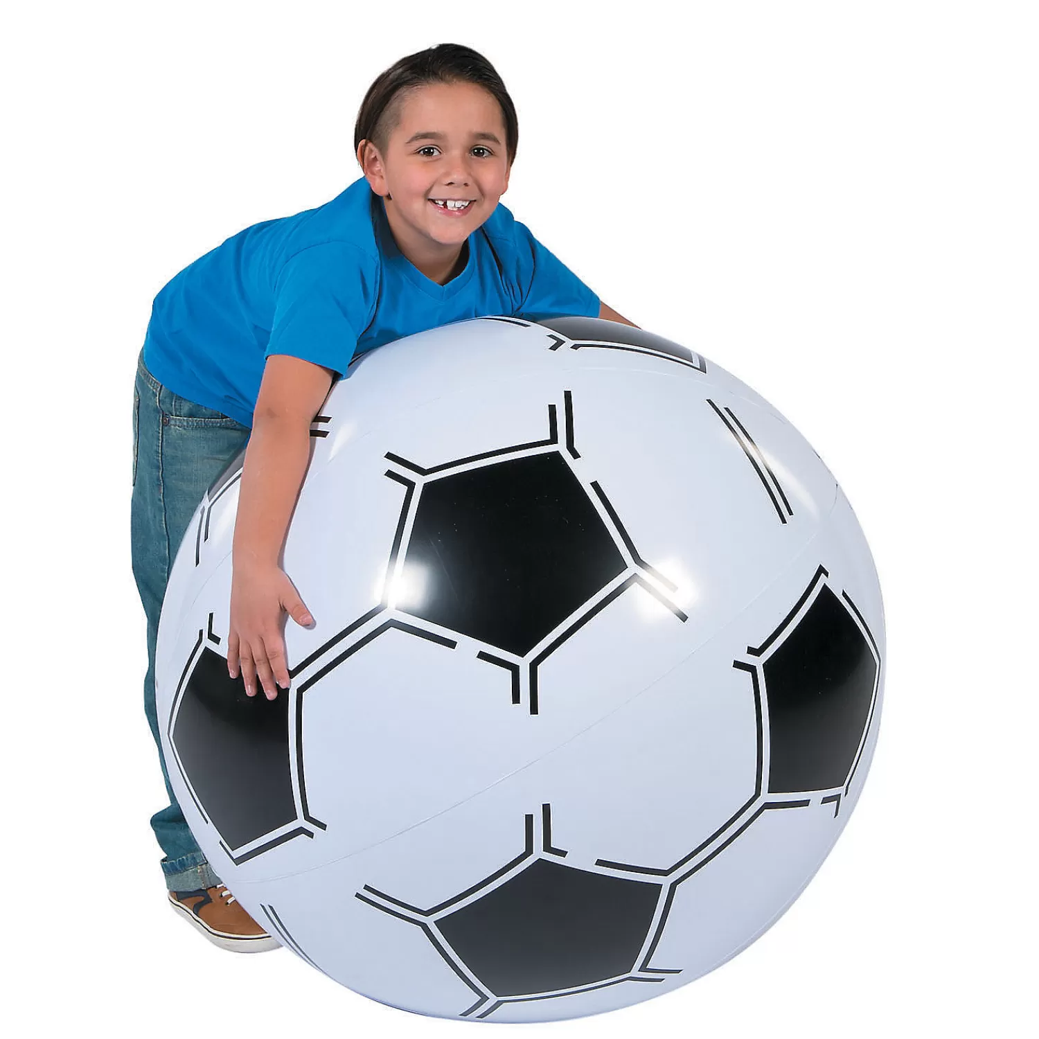 Oriental Trading Inflatable Toys*Inflatable 30" Sports Vbs Extra Large Soccer Ball