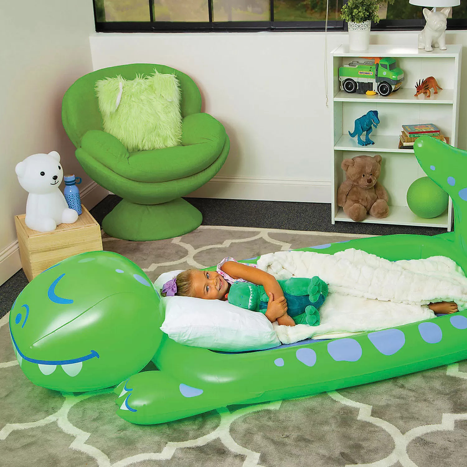 Oriental Trading Pretend Play*Inflatable Dinosaur Dream Floor Floatie By Good Banana