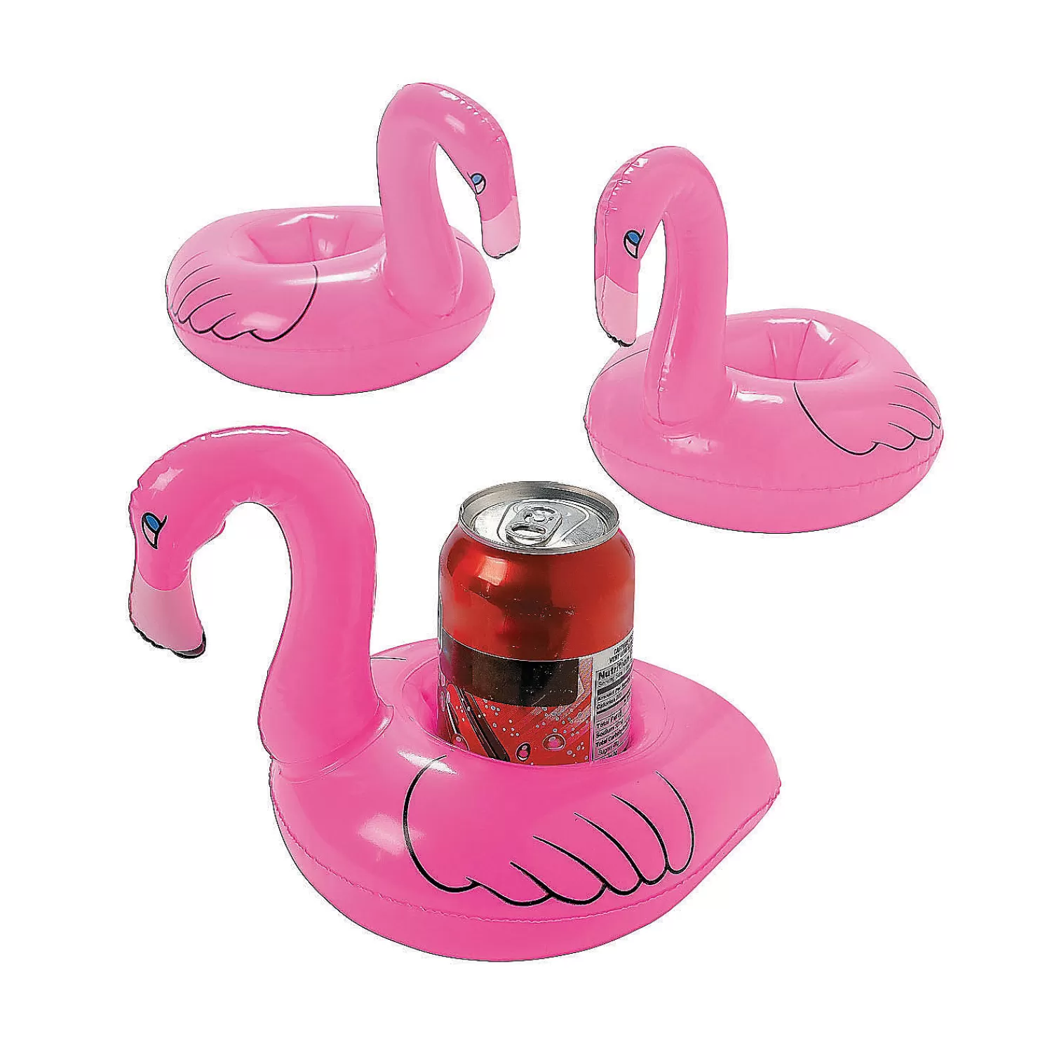 Oriental Trading Inflatable Toys*Inflatable Flamingo Floating Coasters - 12 Pc.