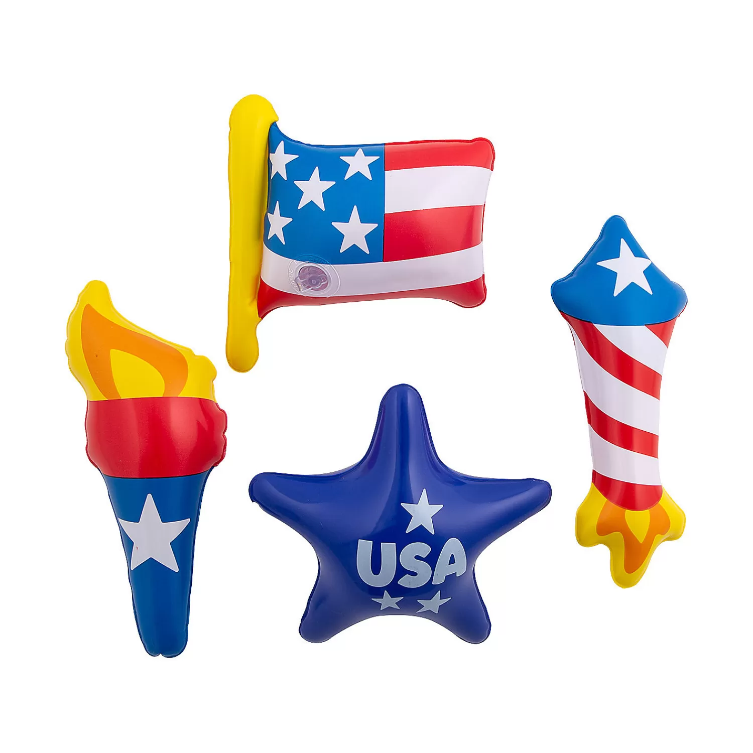 Oriental Trading Inflatable Toys*Inflatable Patriotic Set - 4 Pc.